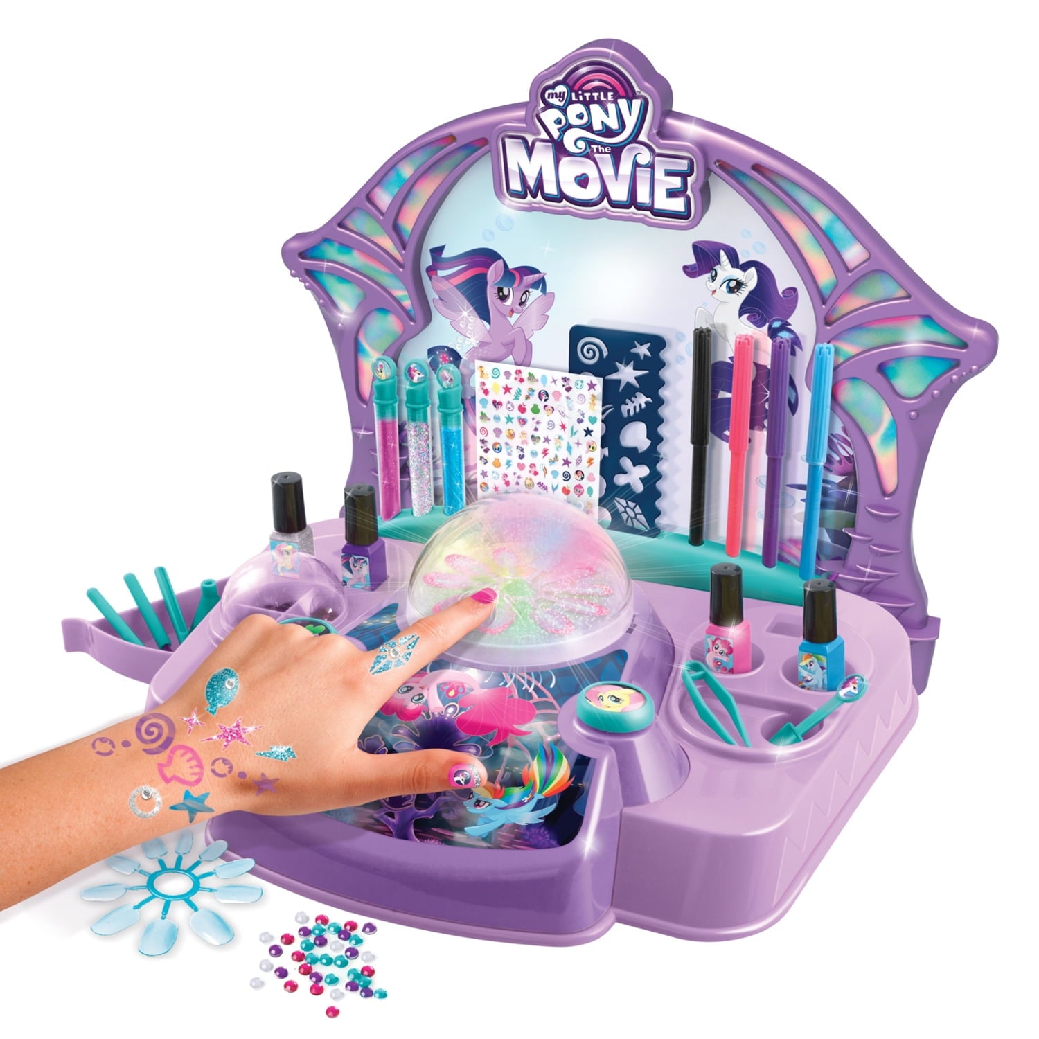Alternative view of My Little Pony Glitter Dome Nail Salon Kit - Multi