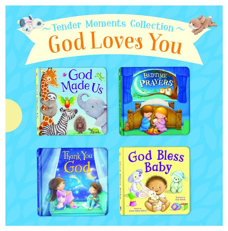 Alternative view of God Loves You 4-Book Padded Board Set by Kidsbooks Publishing