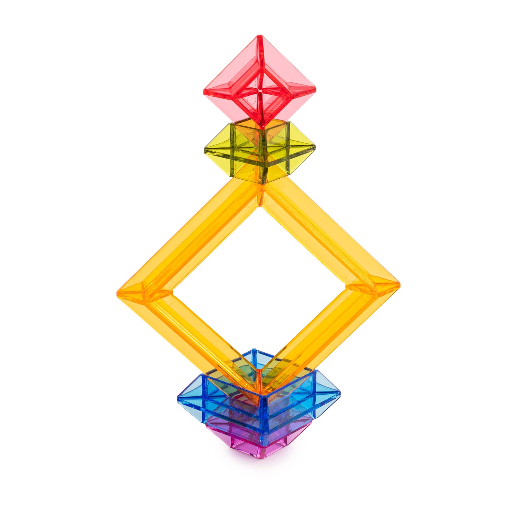 Miniland Educational Translucent Stacking Pyramids - STEM Learning Toy - Image 2