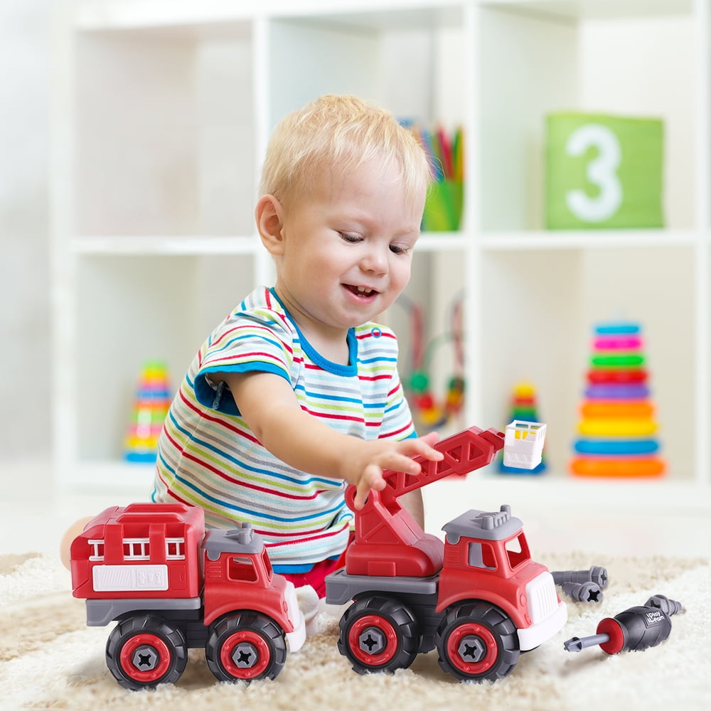 Alternative view of iPlay, iLearn Fire Rescue Series Diecast Fire Truck