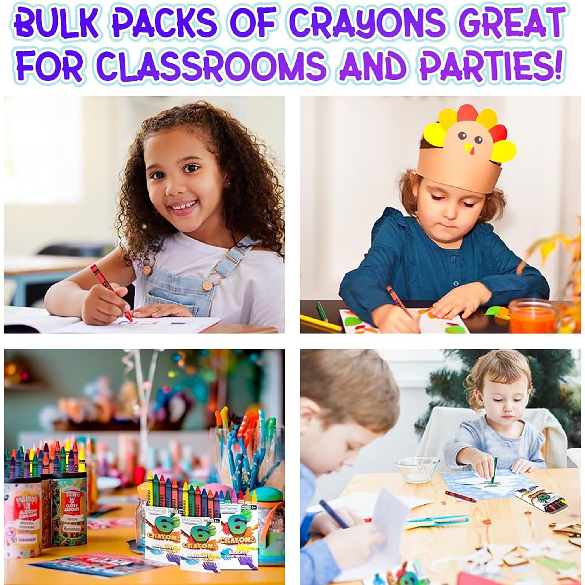 Craytastic! Color Carnival Crayon Bulk Set - 300 Piece Collection - Image 4