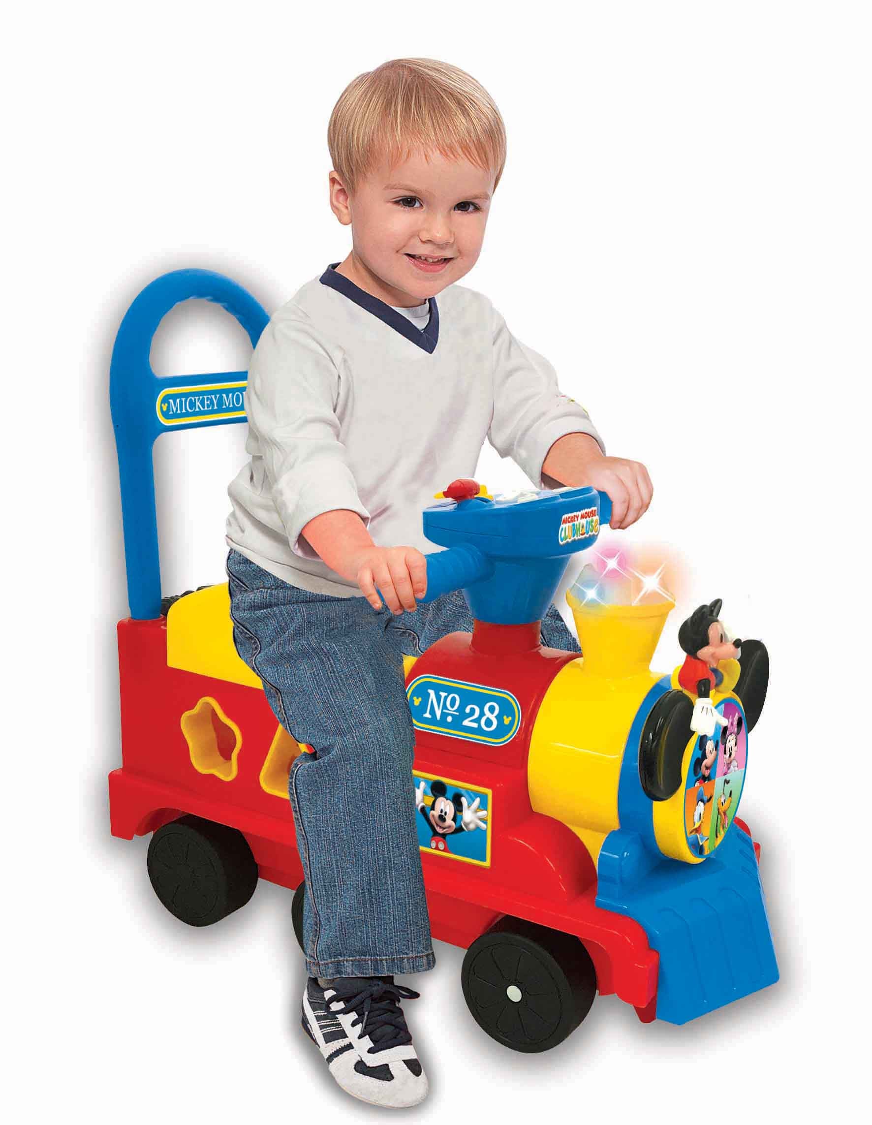 Alternative view of Kiddieland - Mickey Mouse Clubhouse Play n' Sort Activity Train - Ride-On