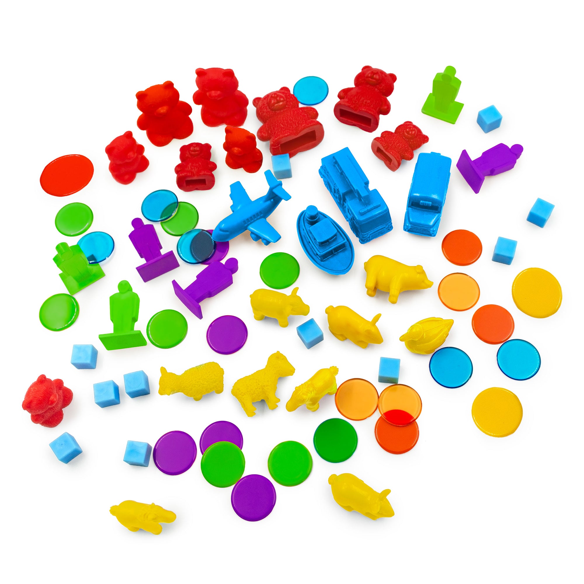 Junior Learning Counters Multi-Pack - 555 Piece Colorful Math & Learning Set - Image 8