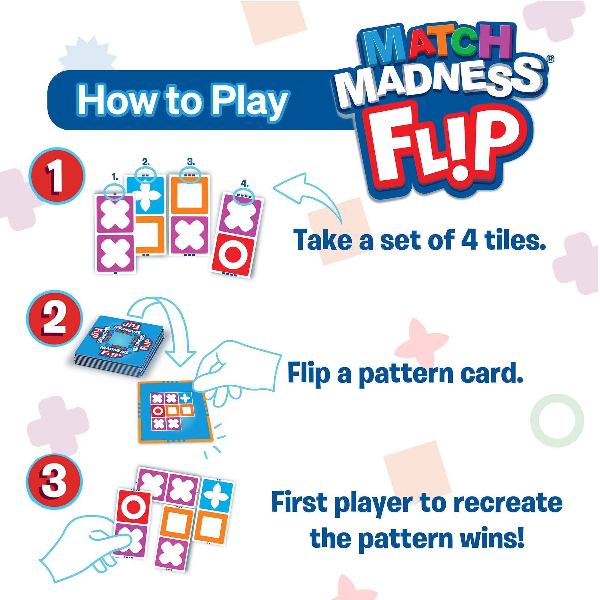Foxmind Games Match Madness Flip - Travel Sized, Waterproof Pattern Puzzle - Image 3
