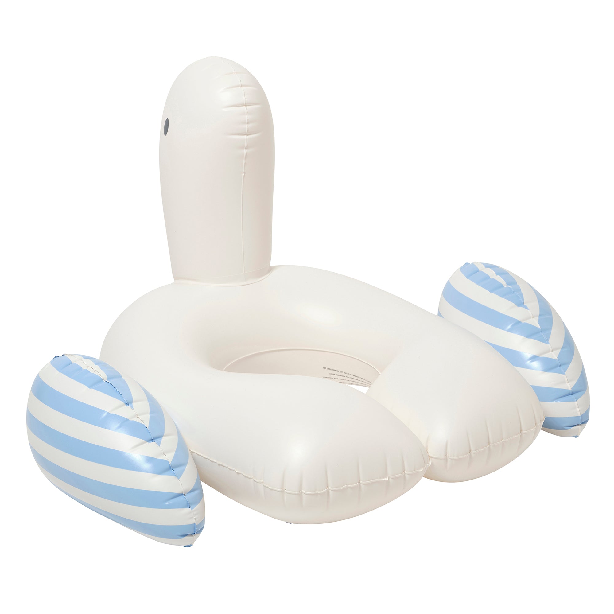 Sunnylife Sid The Seagull Inflatable Pool Ring - Blue Stripe - Image 5