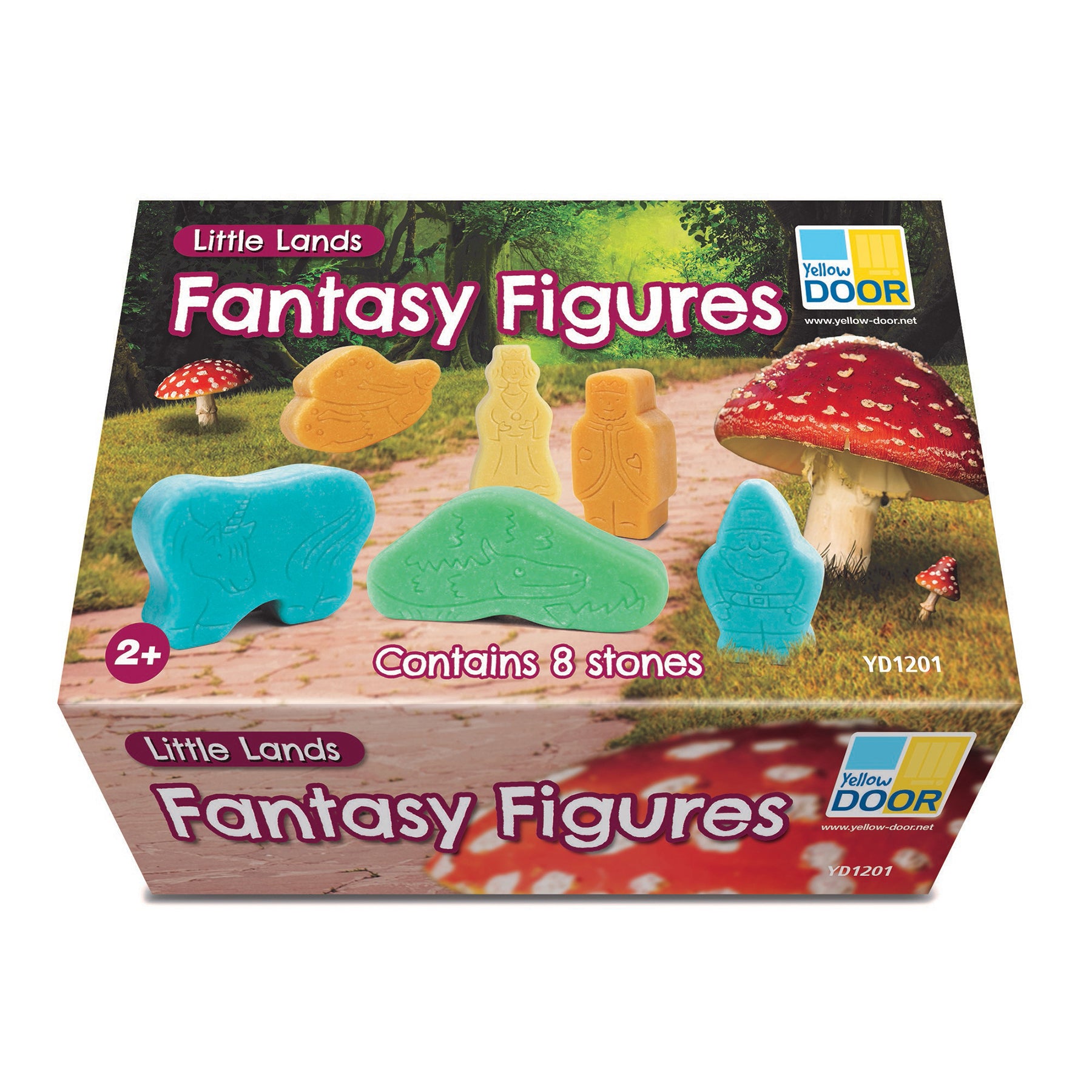 Alternative view of Yellow Door Little Lands Fantasy Figures - Set Of 8 Enchanted Stone Characters