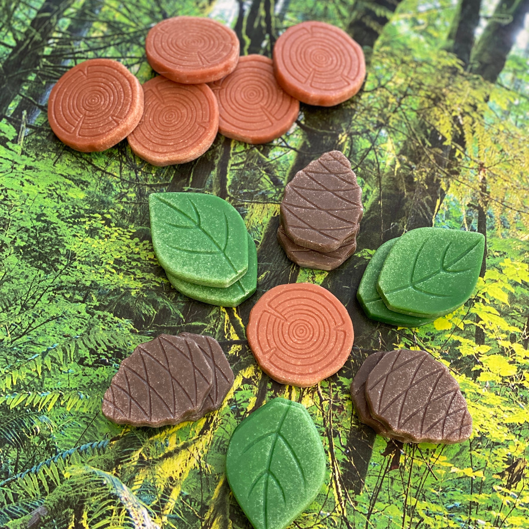 Yellow Door Forest Play Scenery Stones Set - 18 Engraved Pieces - Image 4