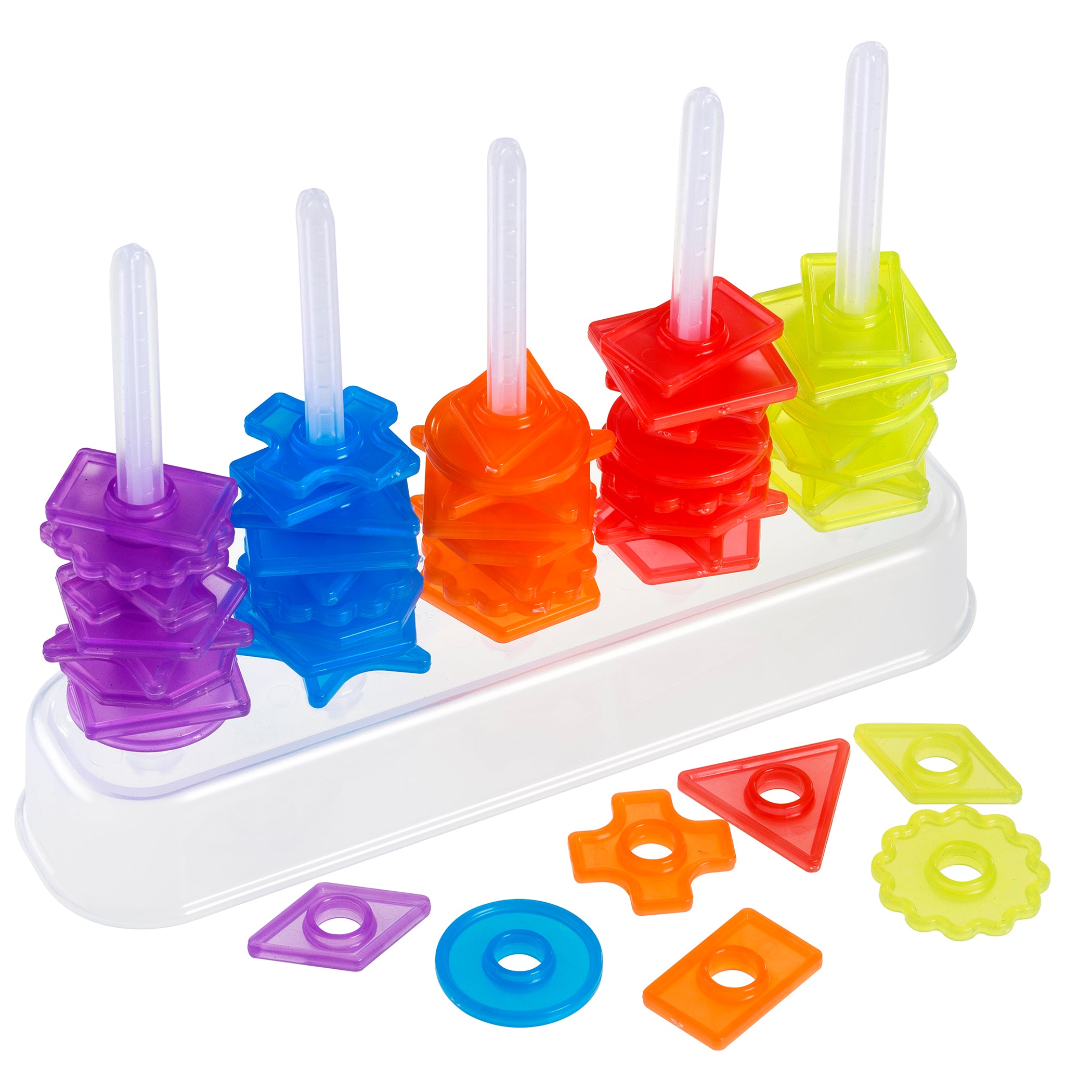 Alternative view of Miniland Educational Translucent Sort & Count Abacolor - Interactive Learning Toy