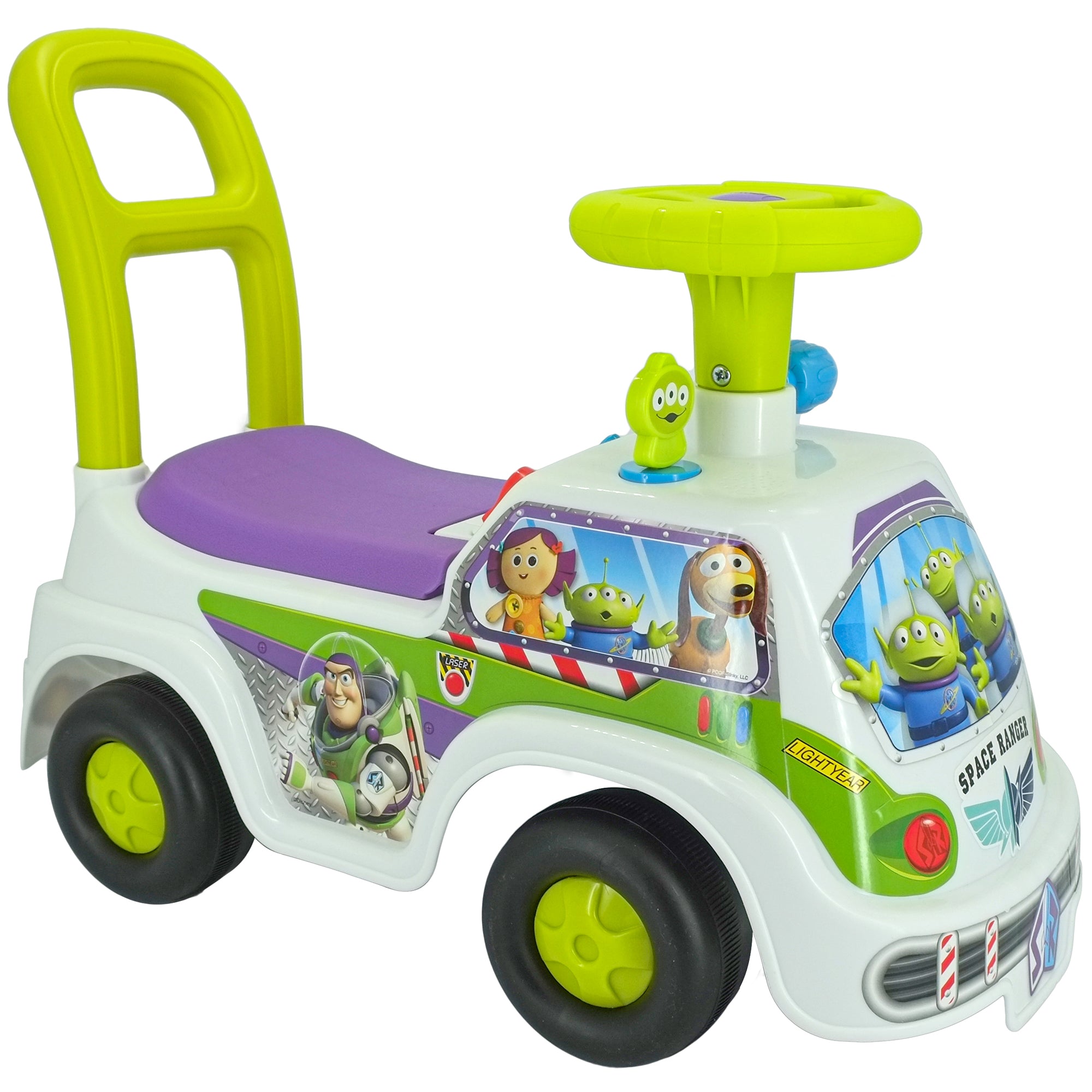 Alternative view of Kiddieland Buzz Lightyear Adventure Ride-On - Disney Space Light & Sound, 12mo+