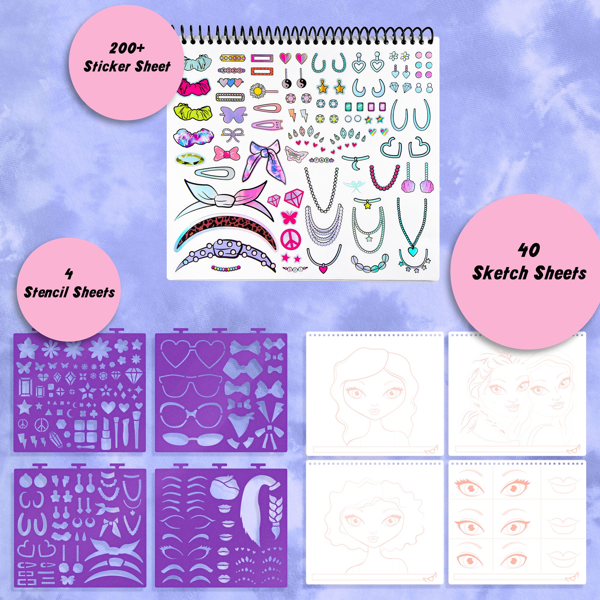 Alternative view of Fashion Design Sketch Portfolio Set - Beauty Guru Makeup Artist Kit