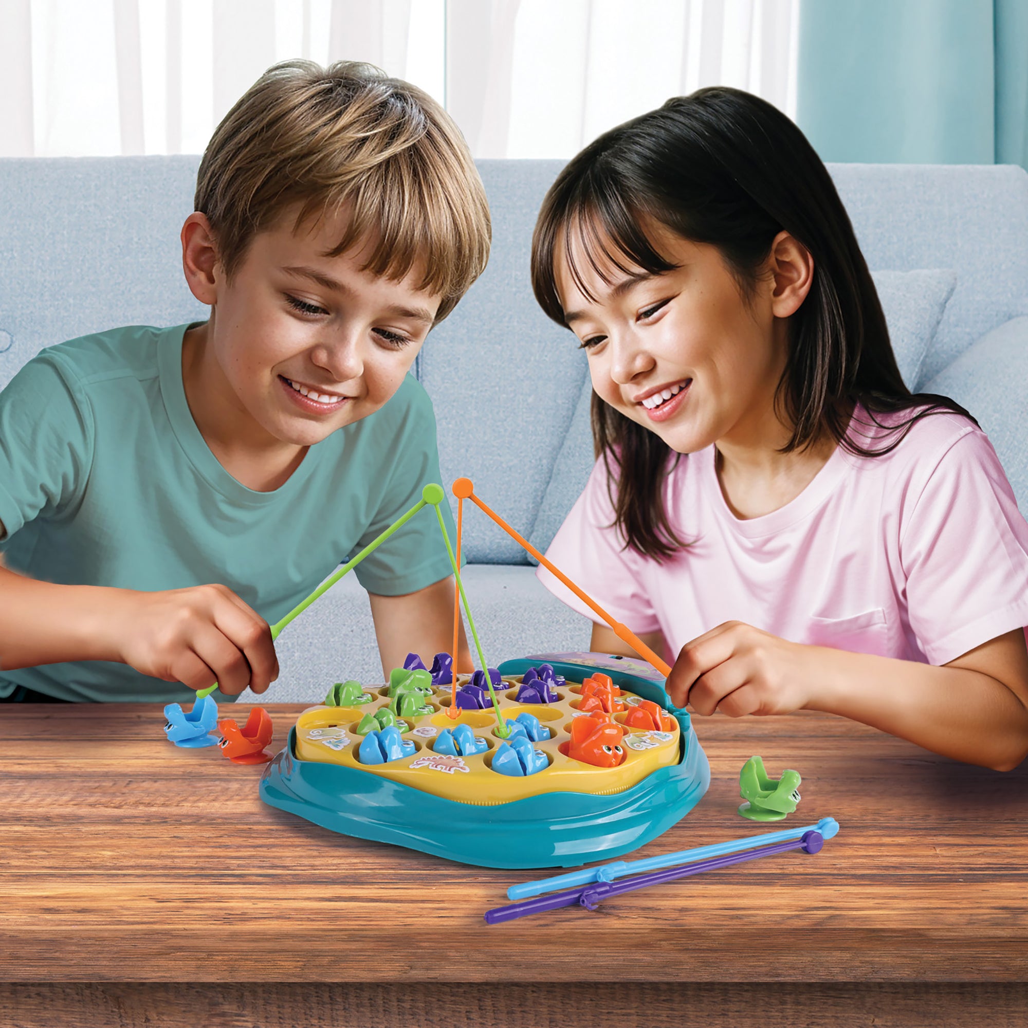 Alternative view of Dino-Mite Fishing Game: Dinosaur Edition Interactive Board