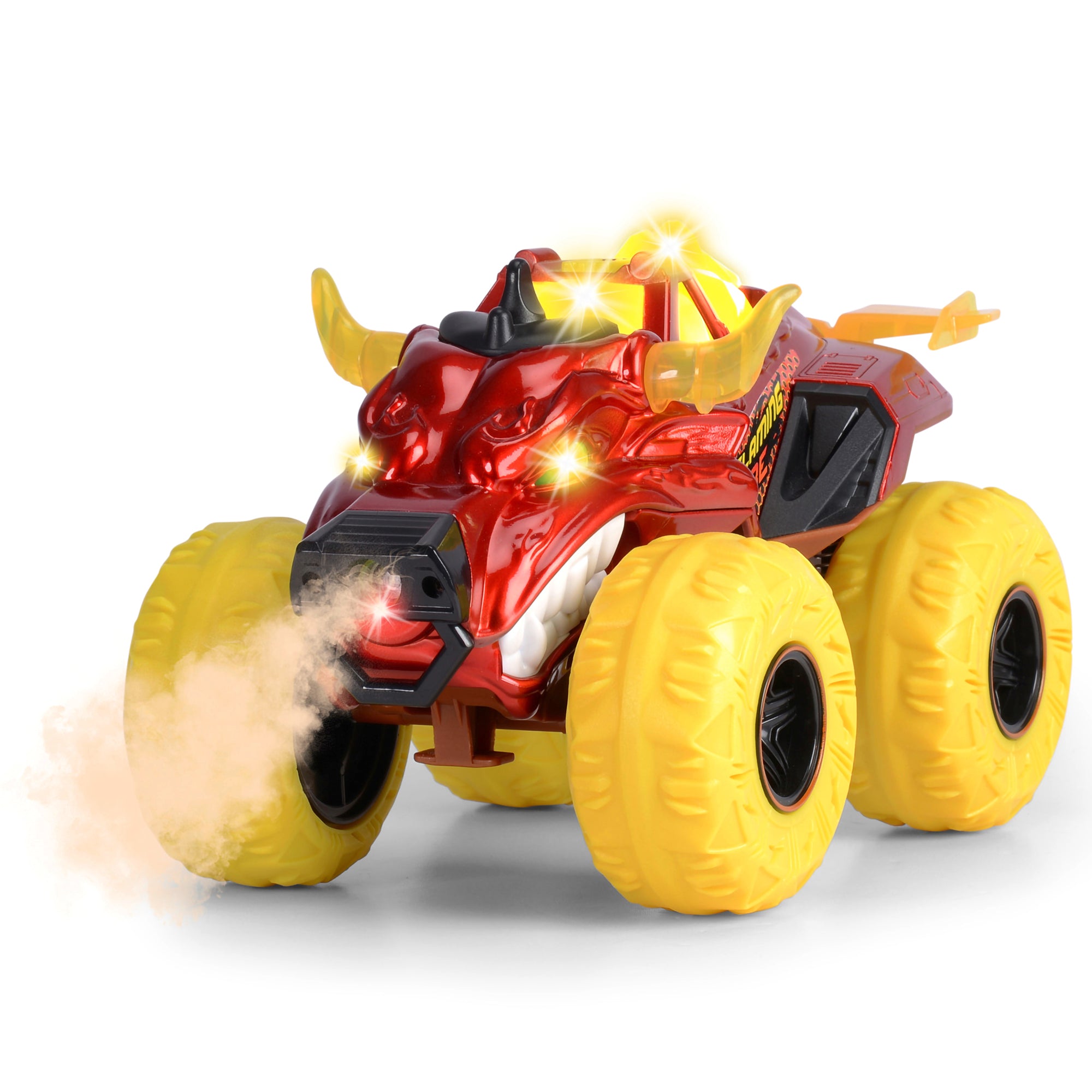 Alternative view of Dickie Toys Monster Fire Truck with Steam, Lights & Sounds - 9.8"