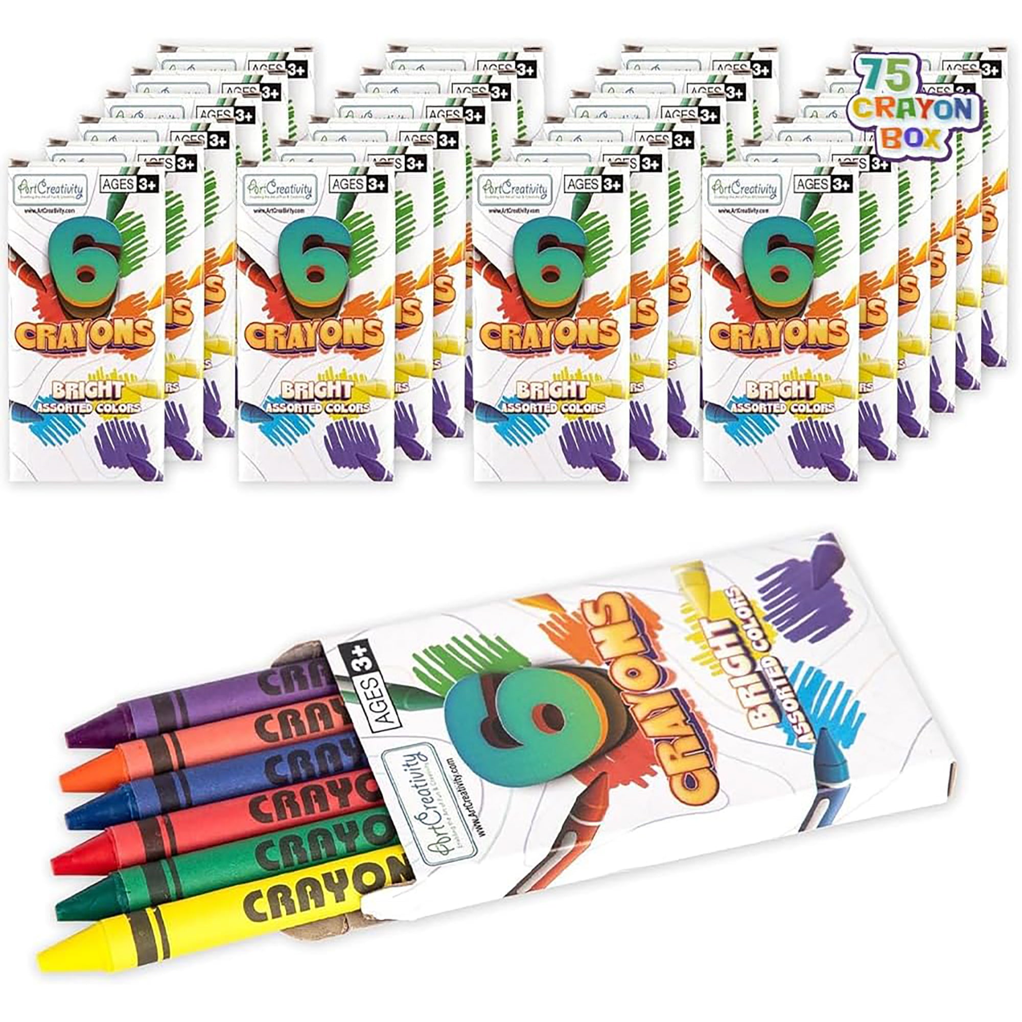 Alternative view of Craytastic! Color Carnival Crayon Bulk Set - 300 Piece Collection