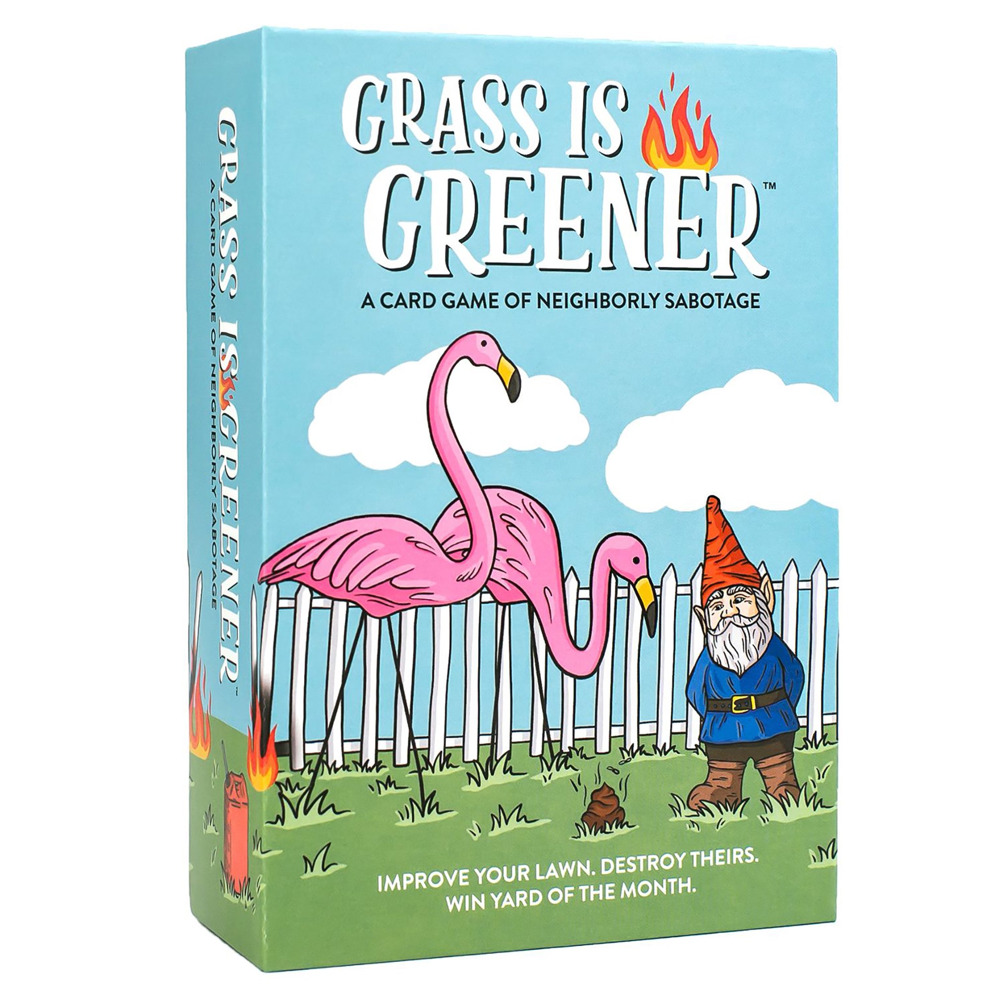Blue Star Press: Grass Is Greener Neighborly Sabotage Card Game, Ages 13+