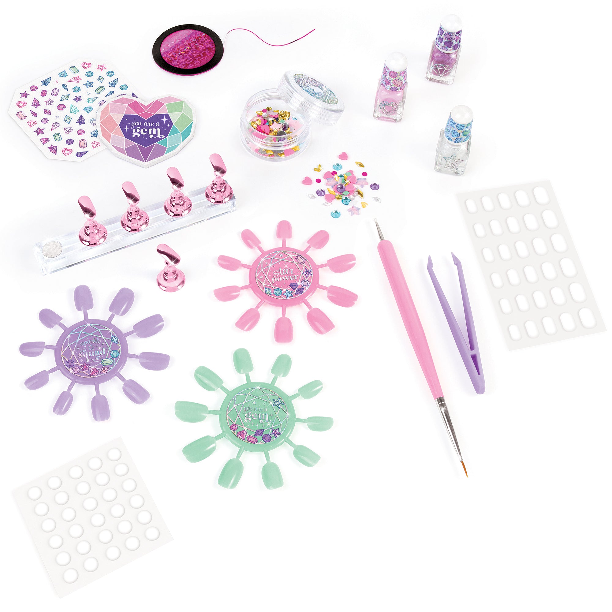 MIR Bling Magic Nail Styling Set – Complete Kid-Friendly Manicure Kit - Image 2