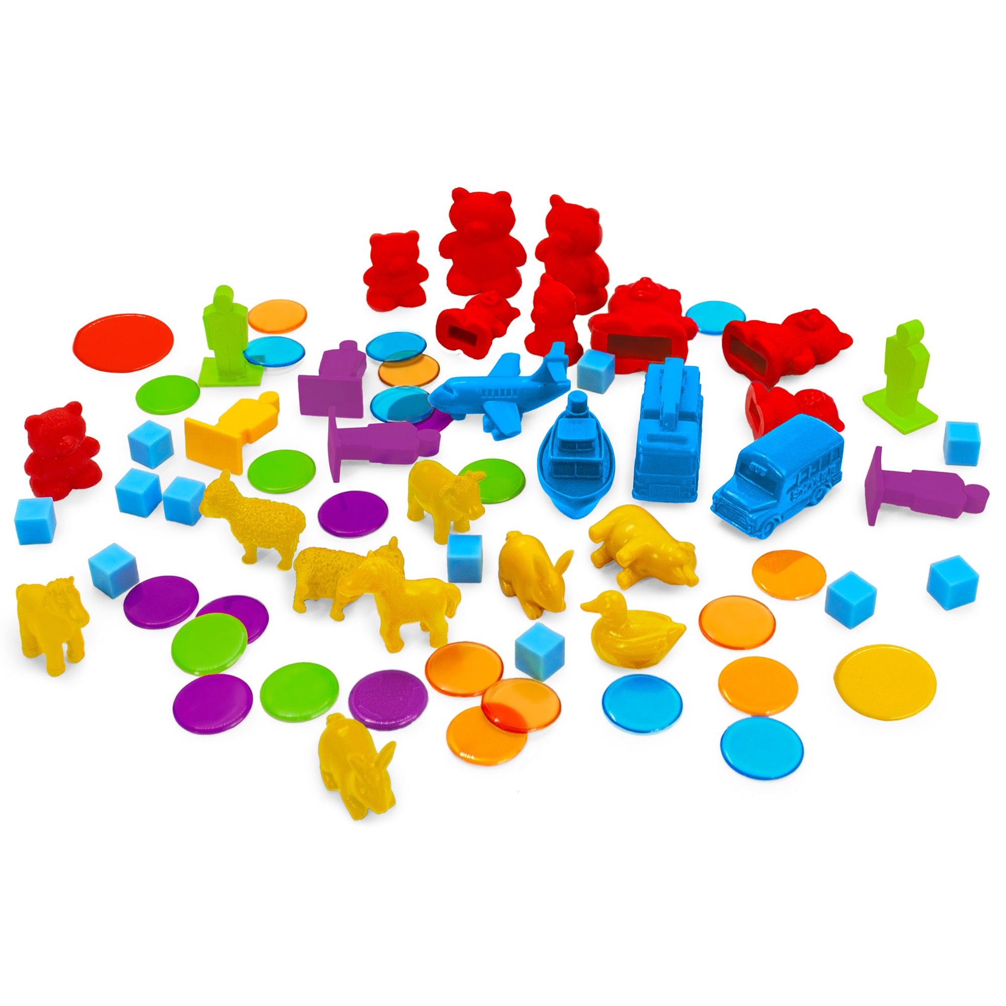 Junior Learning Counters Multi-Pack - 555 Piece Colorful Math & Learning Set - Image 10