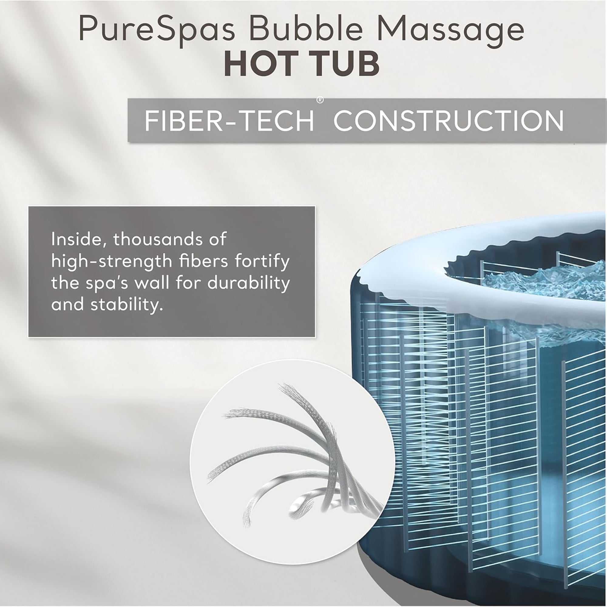 Intex PureSpa Sahara Tan 4-Person Inflatable Hot Tub – 77" Round with Jets - Image 4