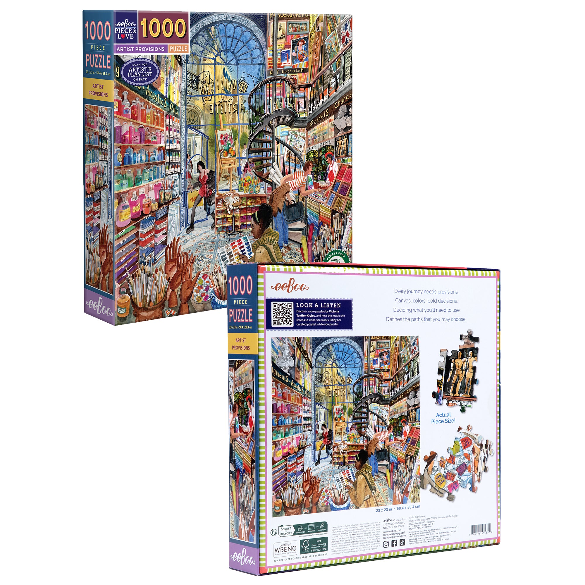 Piece&Love Artist Provisions Masterpiece Puzzle - 1000 pc - Image 5