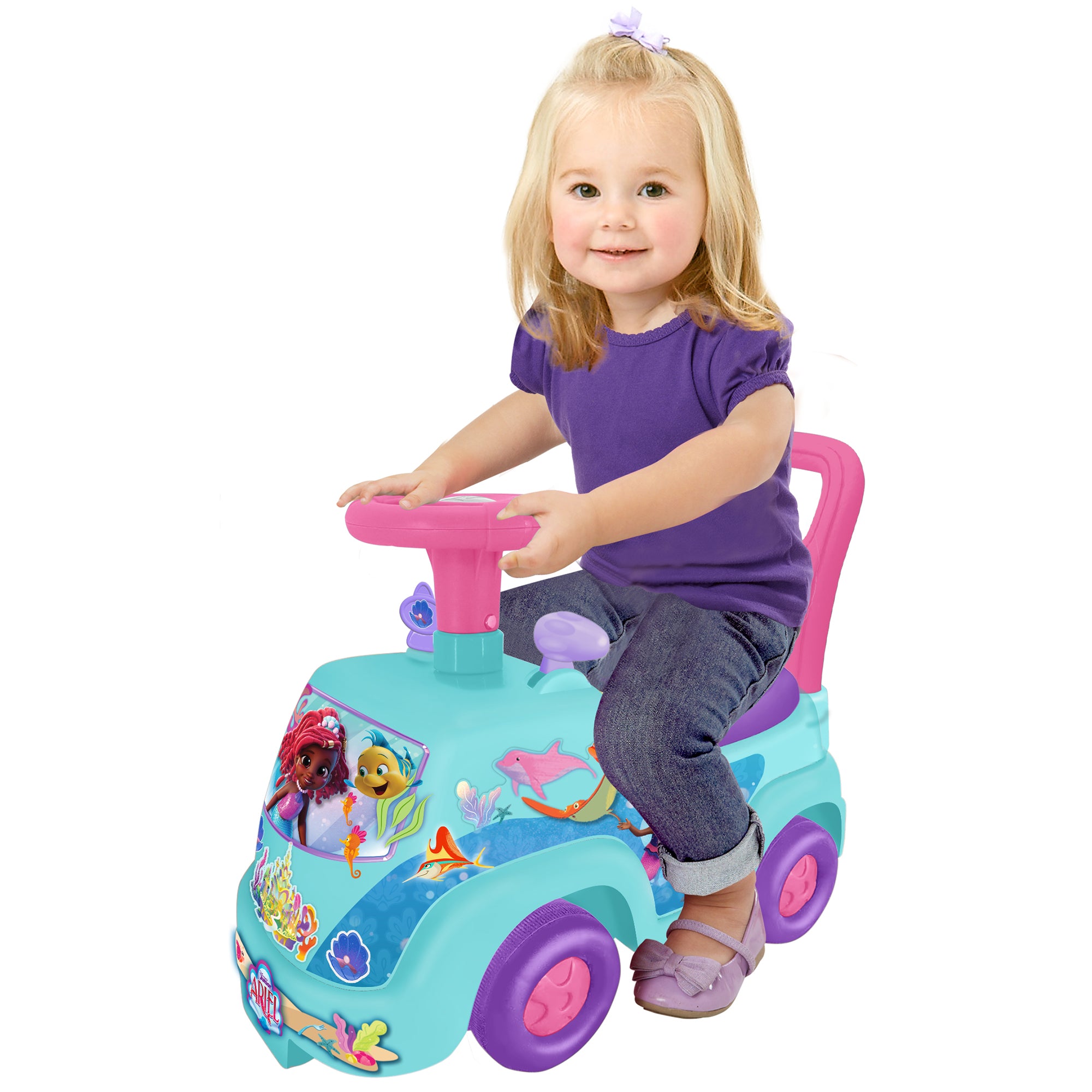 Kiddieland - My First Adventure Ride-On - Ariel Sea Disney Light & Sound - Suitable for 12 mo+ - Image 5