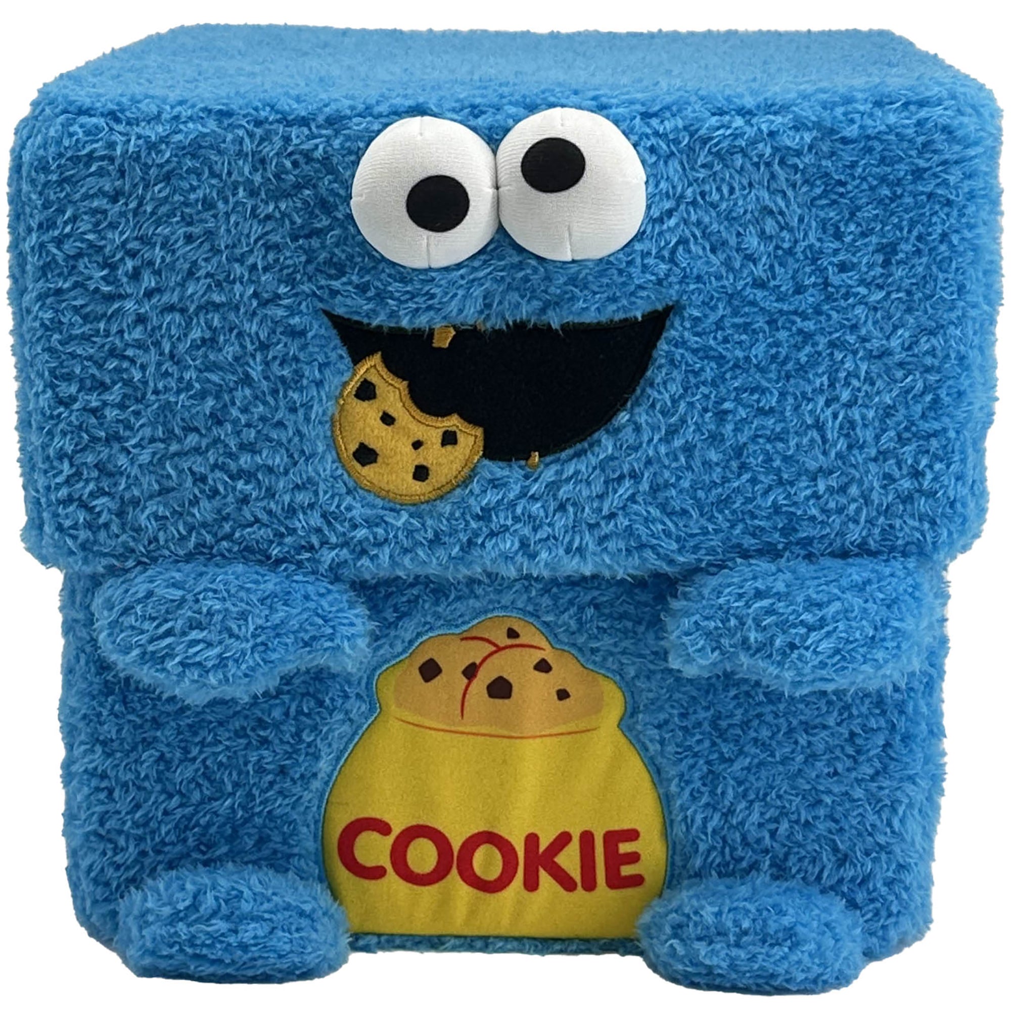 Sesame Street Cookie Monster 8" Storable Cube - Themed Storage Bin