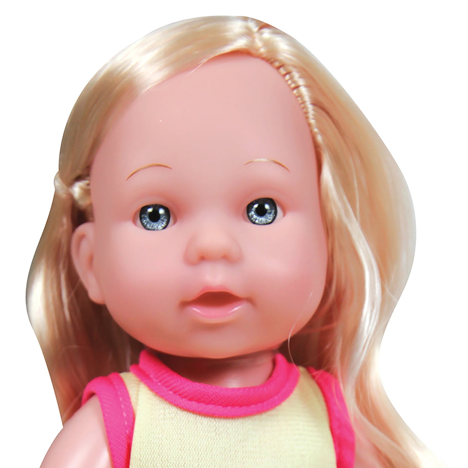 Charming Playtime Makeup Table Set with 8" Toddler Doll, Pink - Image 5