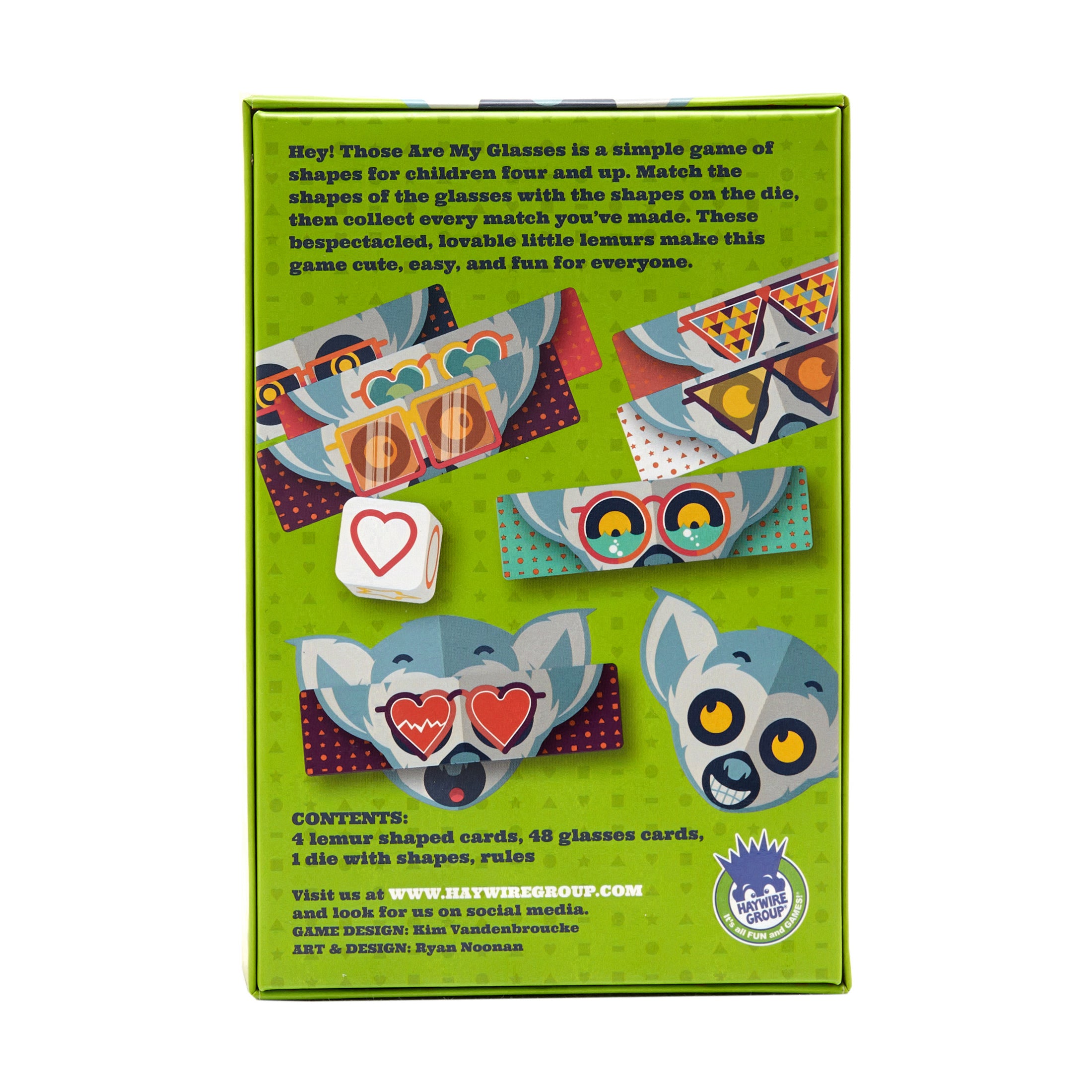 Lovable Lemurs Hey! Those Are My Glasses Shape-Matching Game - Image 2