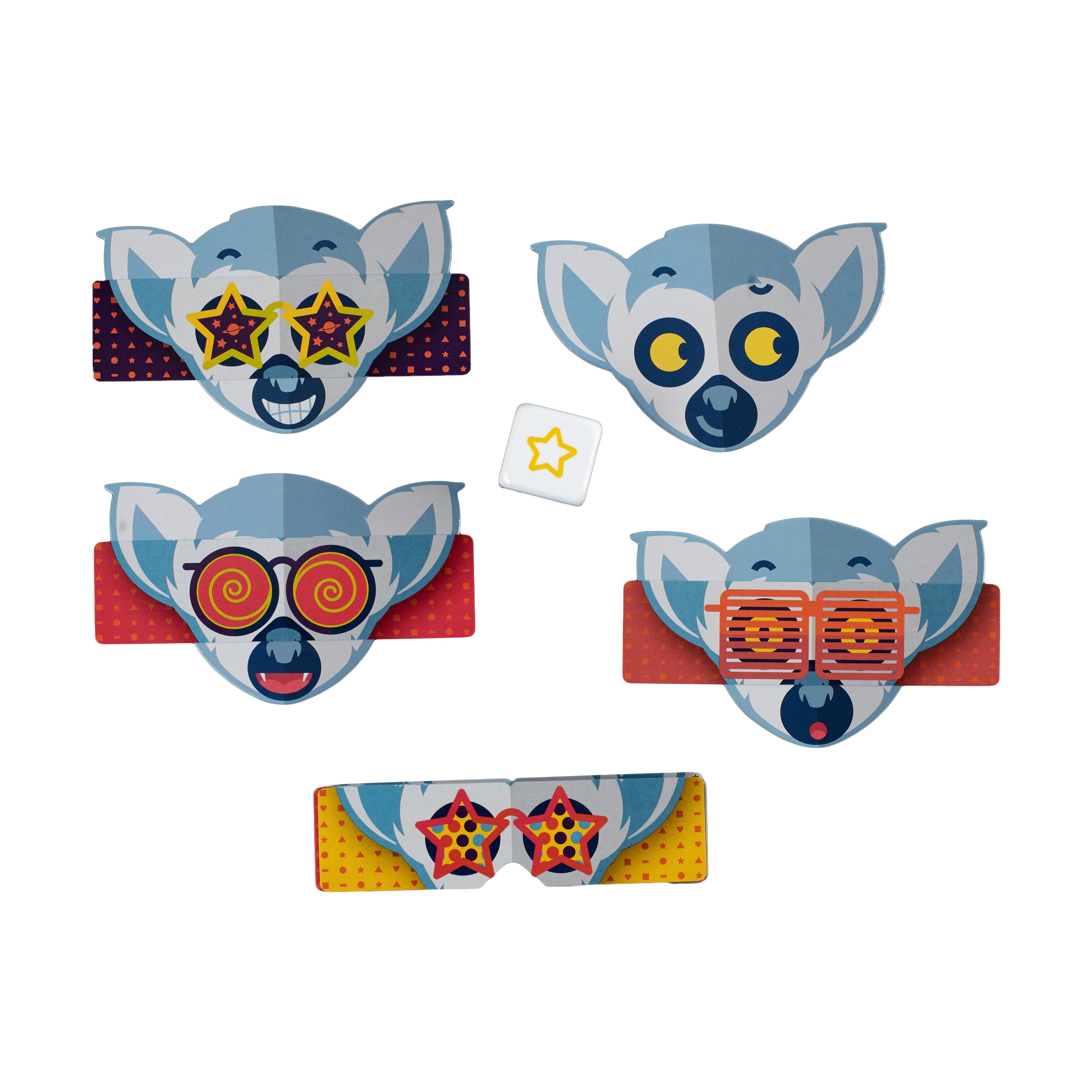 Lovable Lemurs Hey! Those Are My Glasses Shape-Matching Game - Image 4