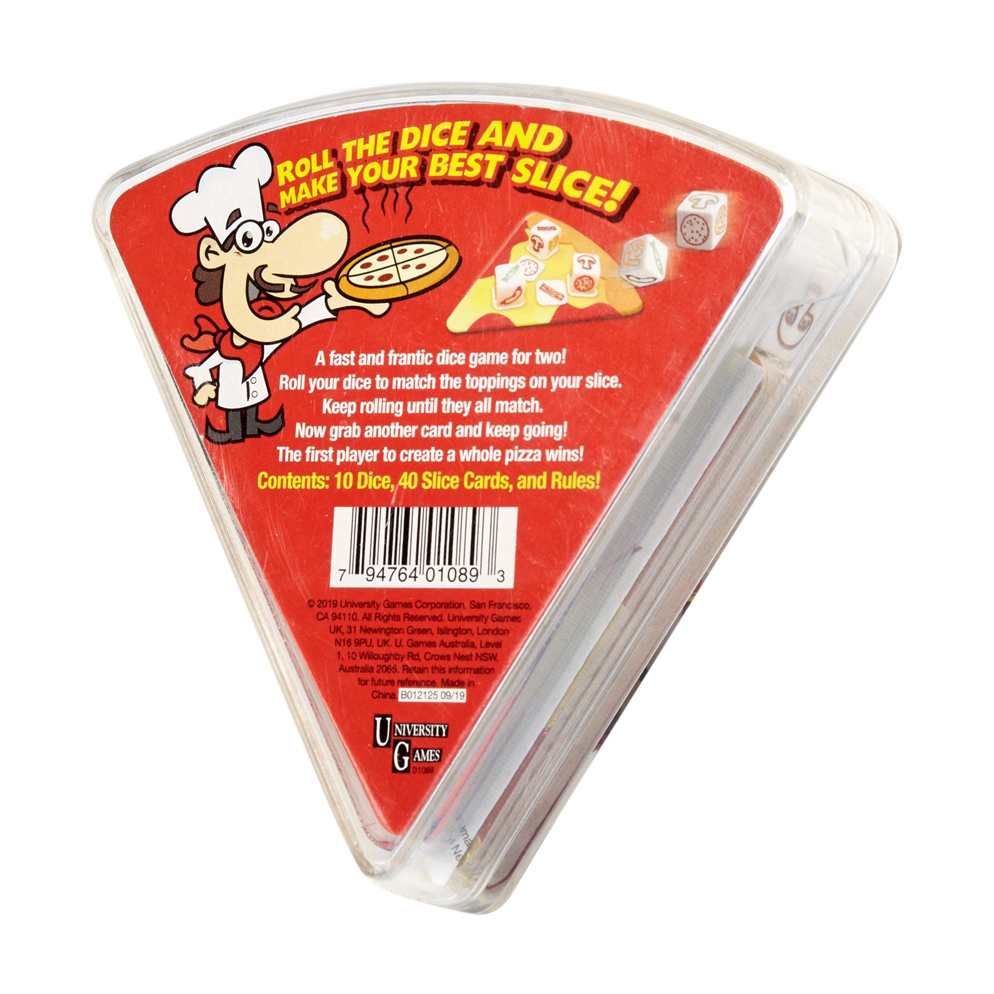 Alternative view of Pizza Party Dice-Tossing Topping Matching Game