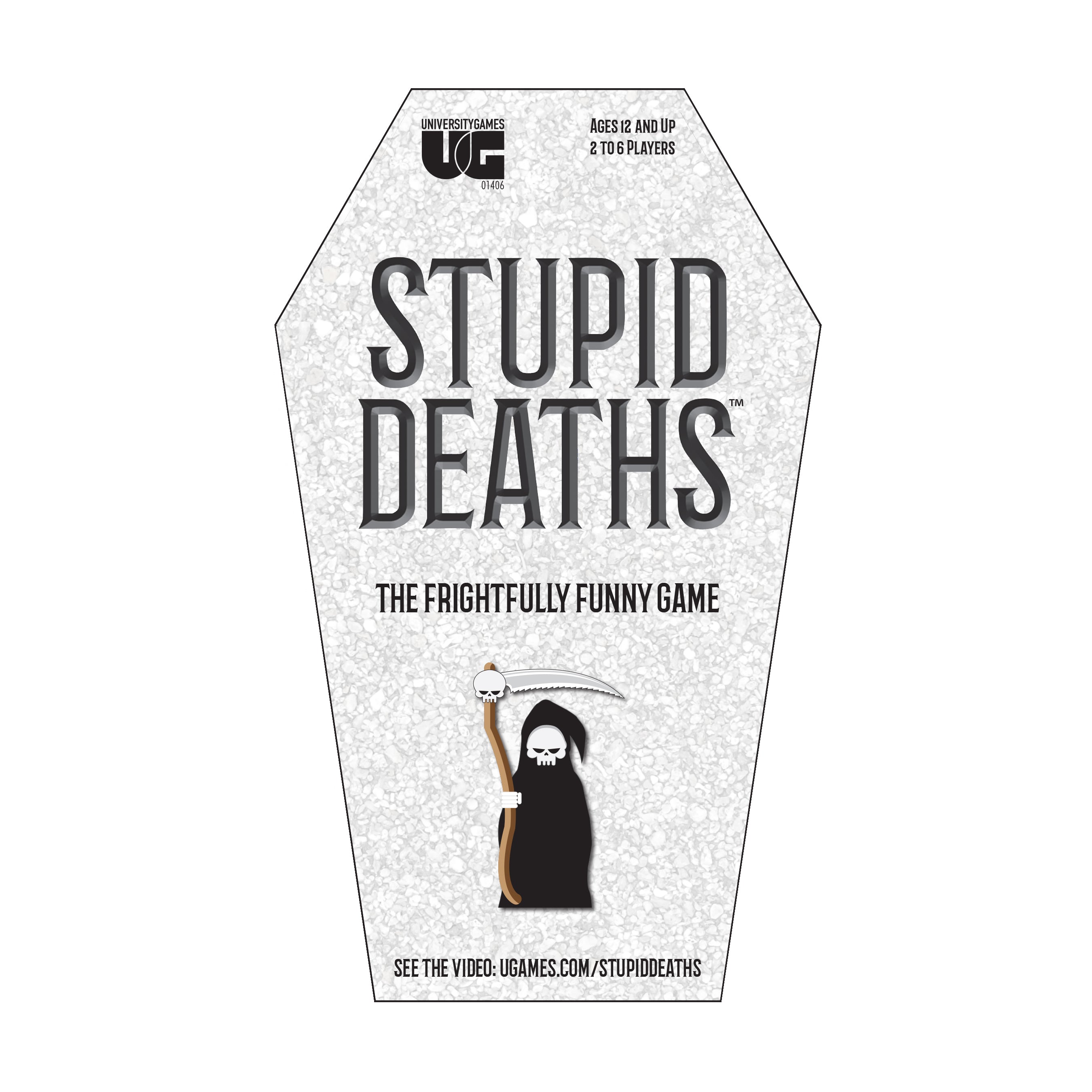Alternative view of Stupid Deaths Frightfully Funny Card Game Tin