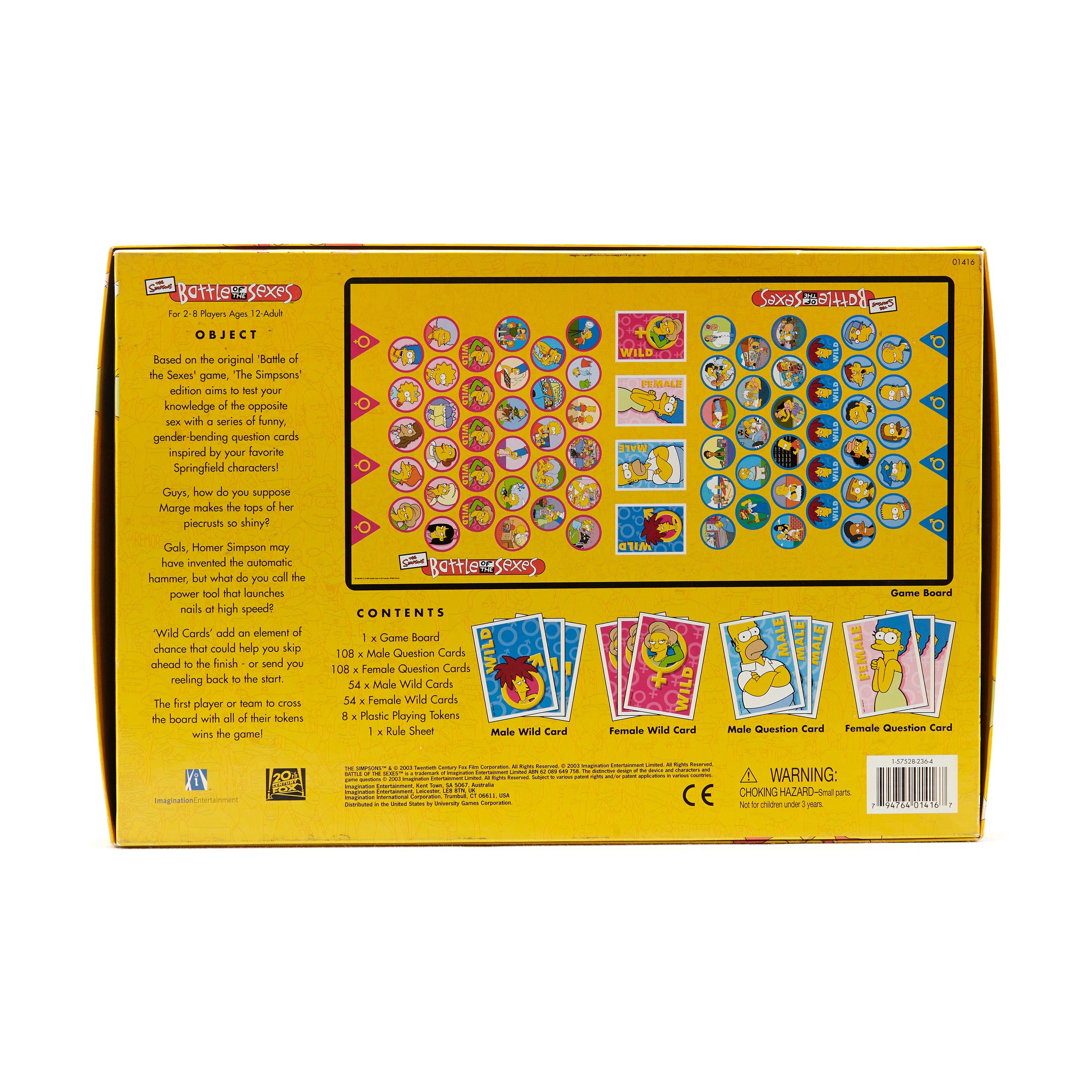 The Simpsons Battle of the Sexes Board Game - Image 3