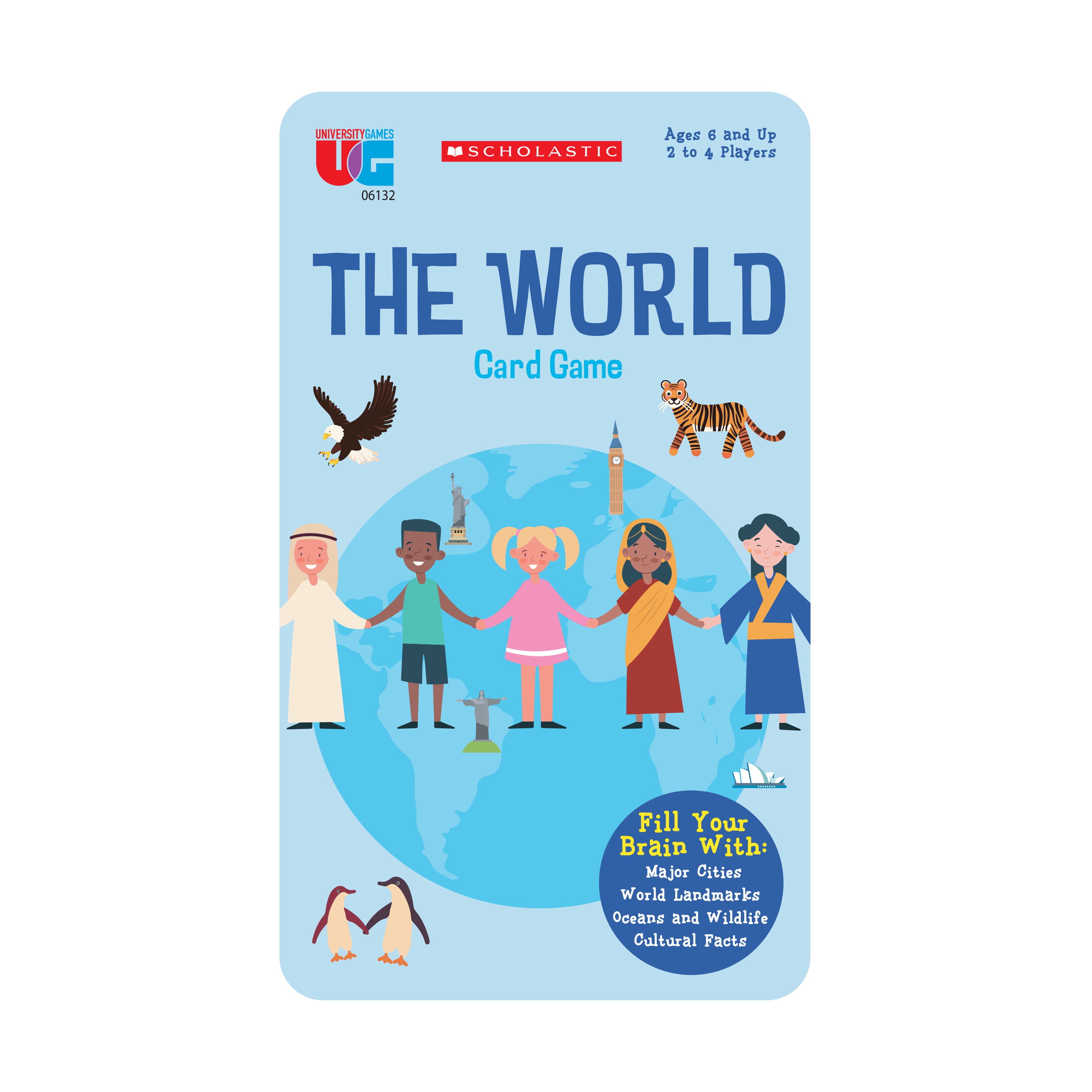 Alternative view of Scholastic The World Explorers Illustrated Fact Card Game