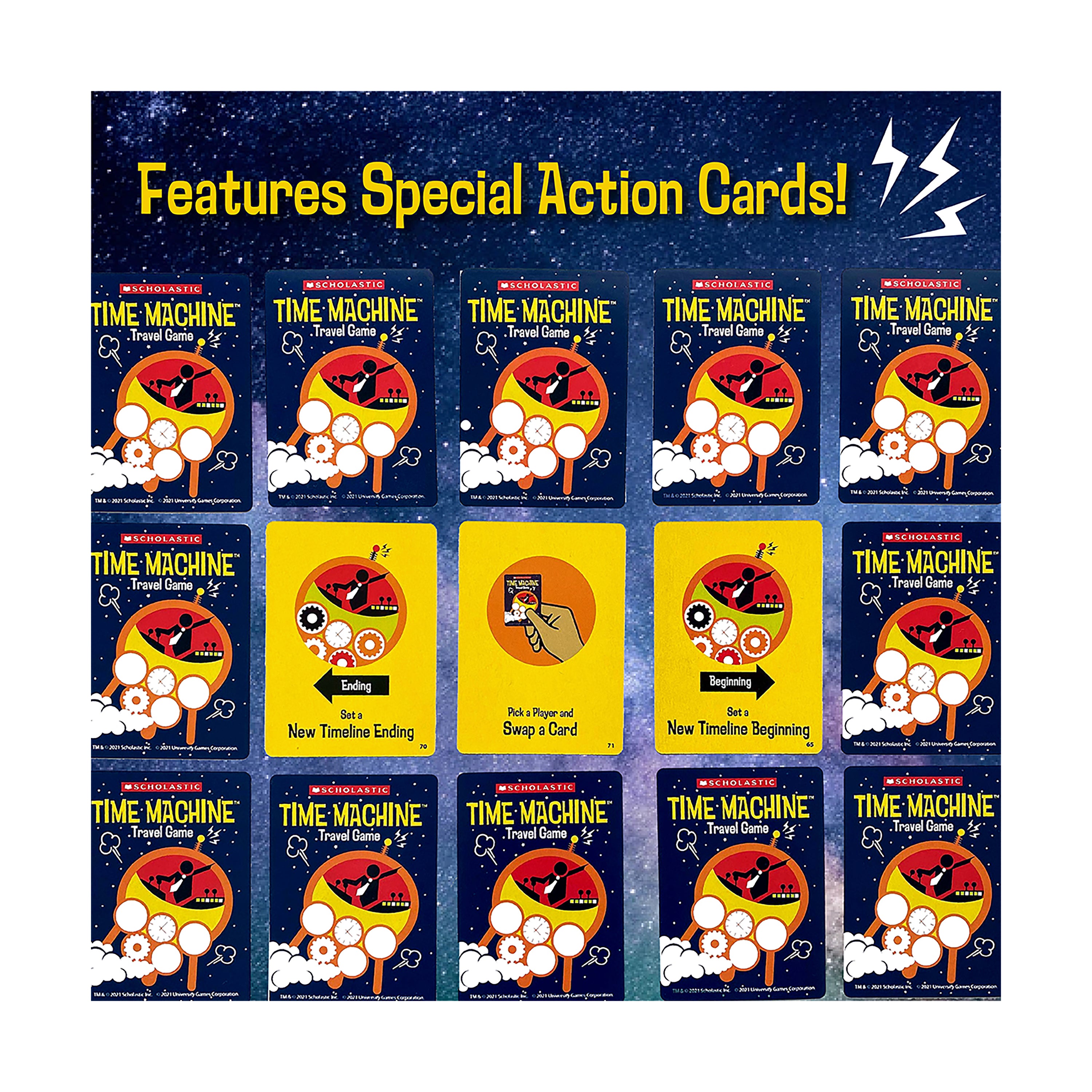 Scholastic Time Machine Educational Travel Game Tin - Image 5