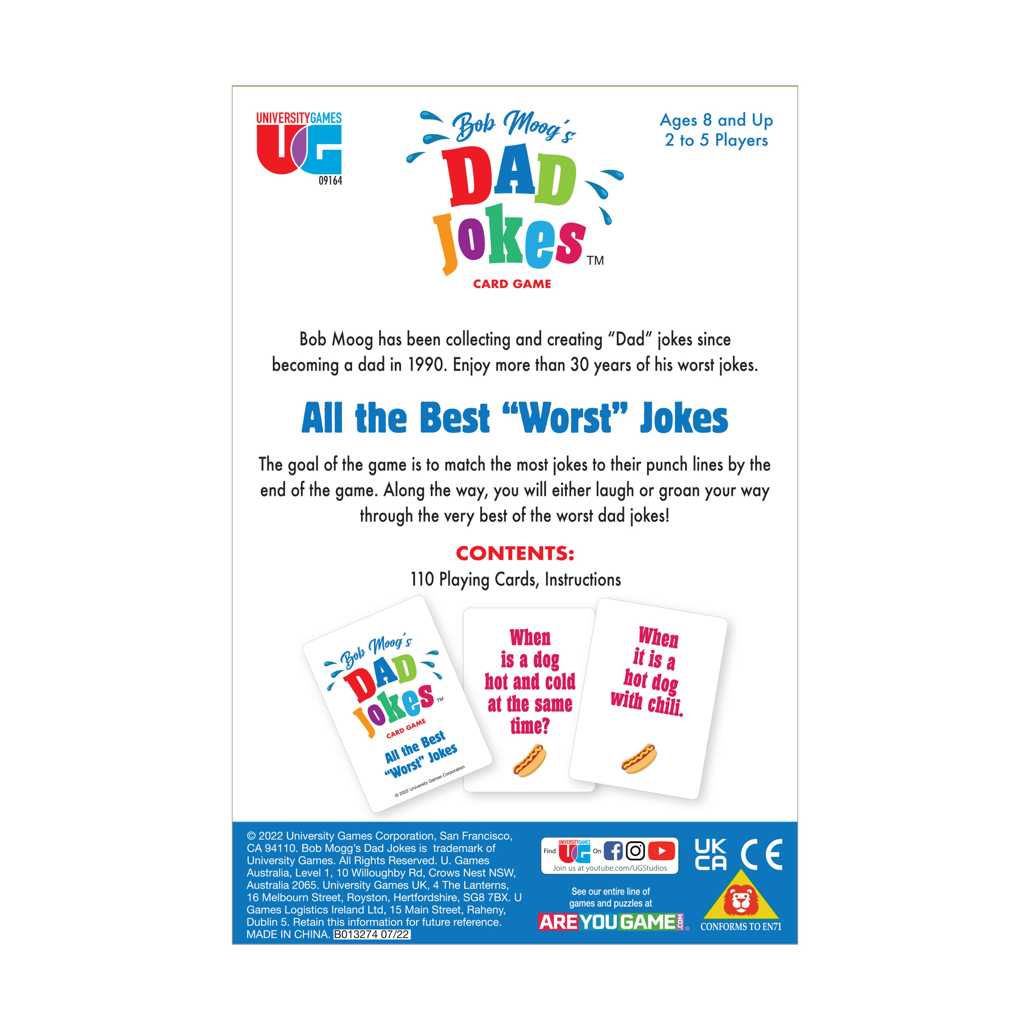 Alternative view of Bob Moog's Ultimate Dad Jokes Card Game