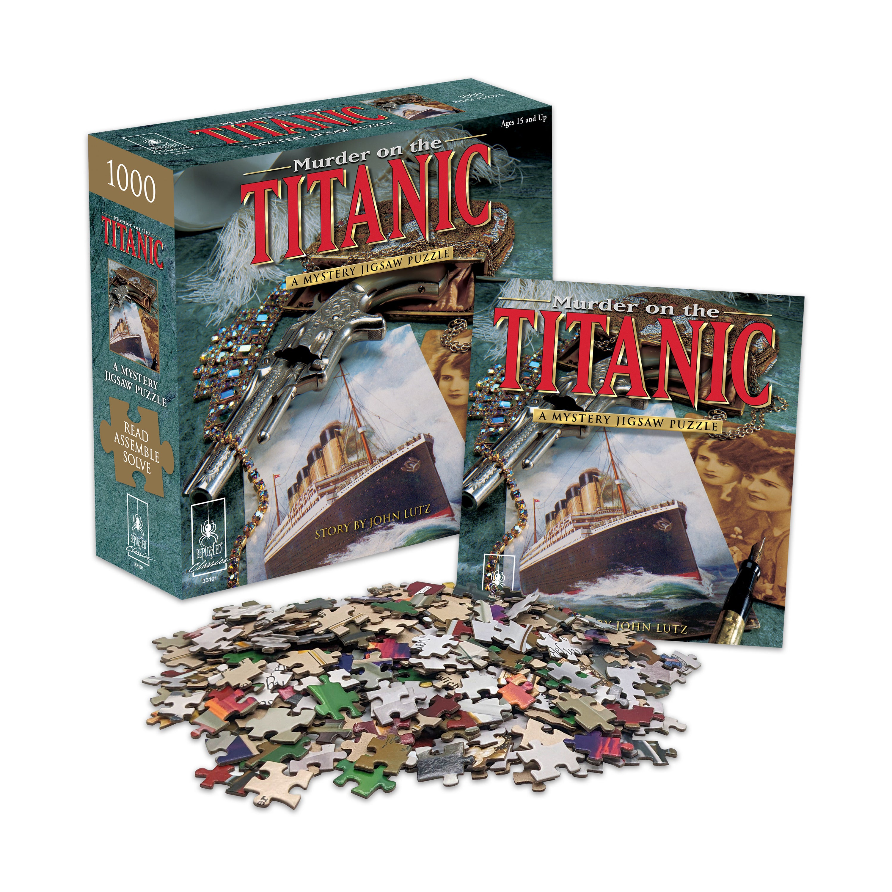 Murder on the Titanic Mystery Jigsaw Puzzle - 1000 pc - Image 2