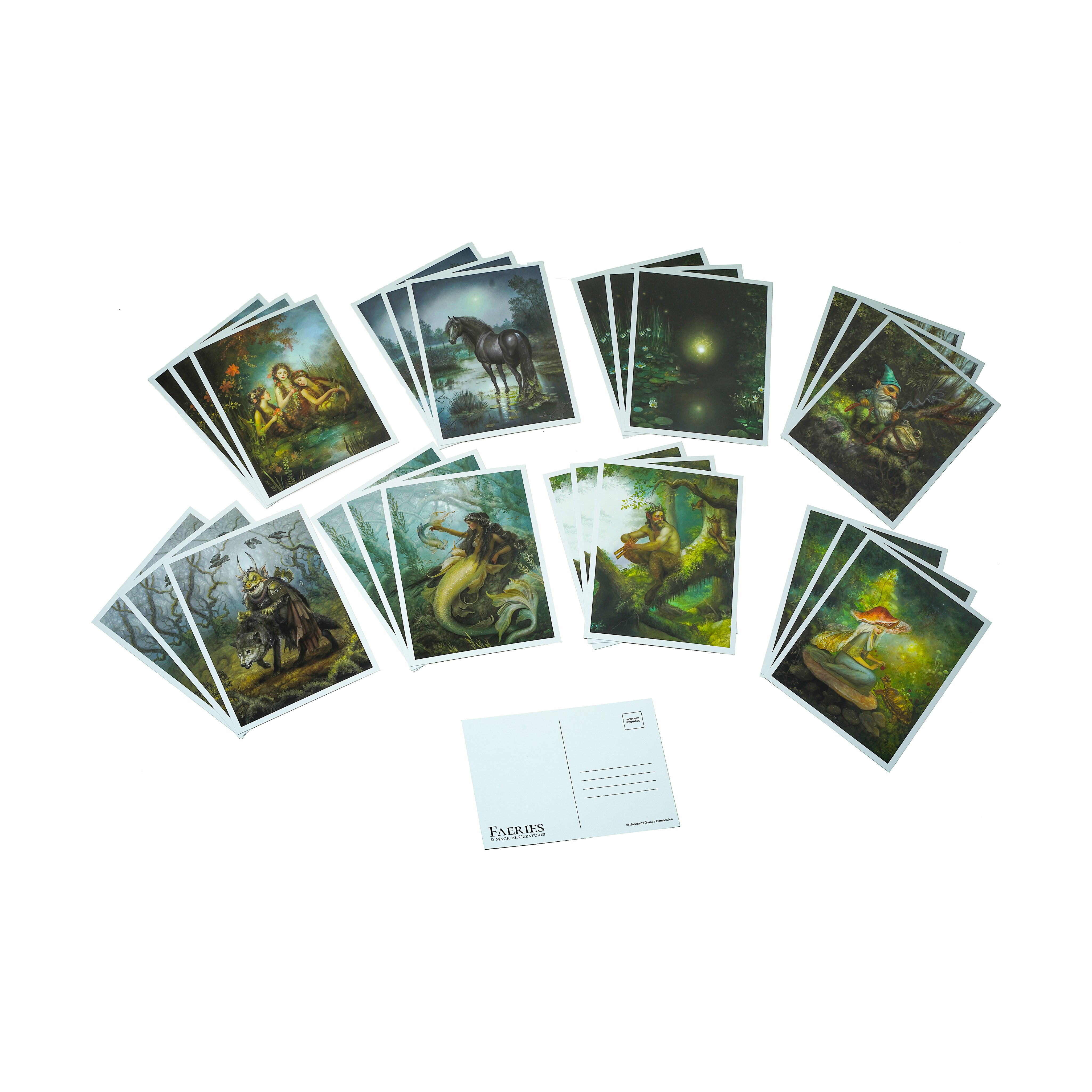 Annie Stegg Gerard's Enchanted Faeries & Magical Creatures Postcard Collection - Image 3