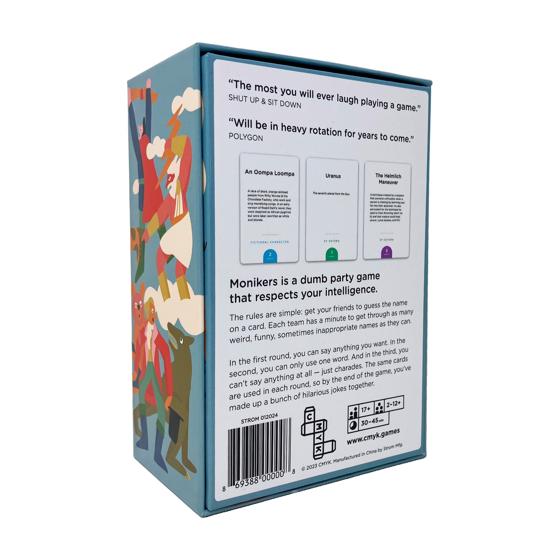 Alternative view of Monikers Hilarious Party Guessing Game