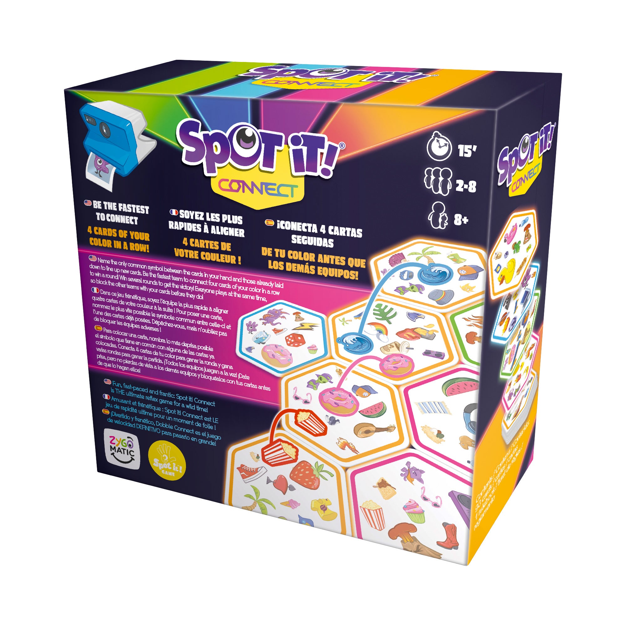 Spot it! Connect Fast-Paced Matching Card Game - Image 3