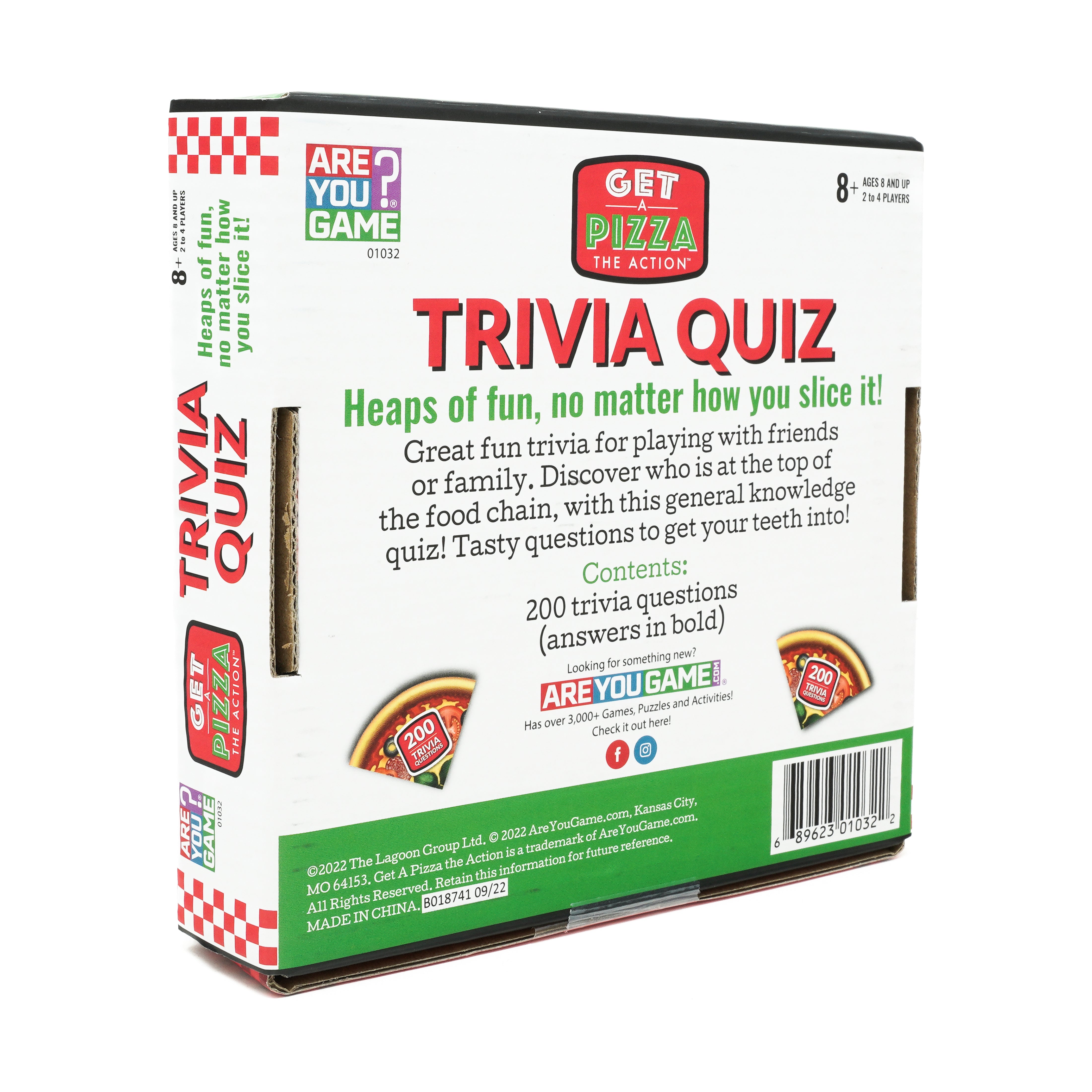 Alternative view of Get a Pizza the Action Trivia Quiz Game