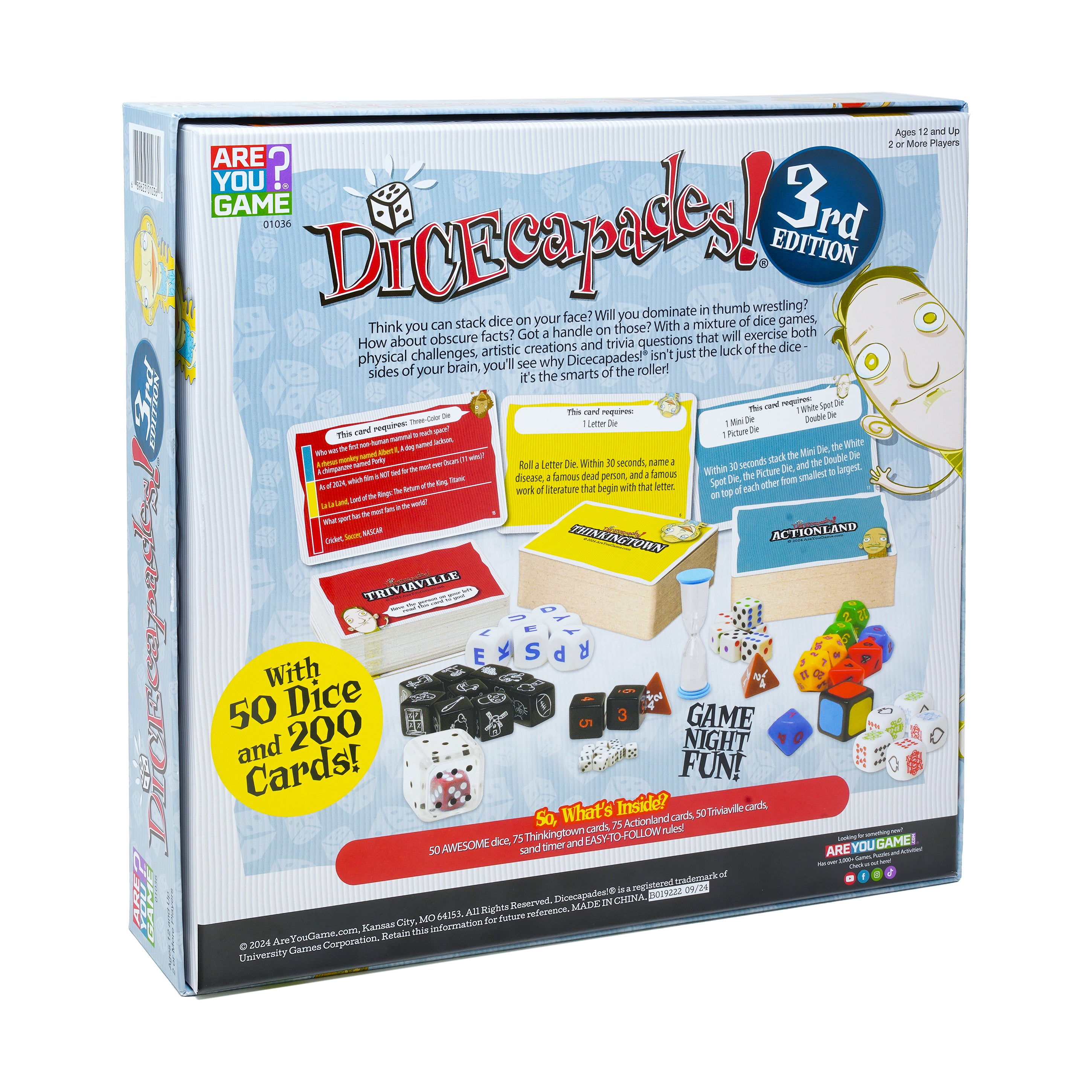 DICEcapades! 3rd Edition Family Board Game - Image 2