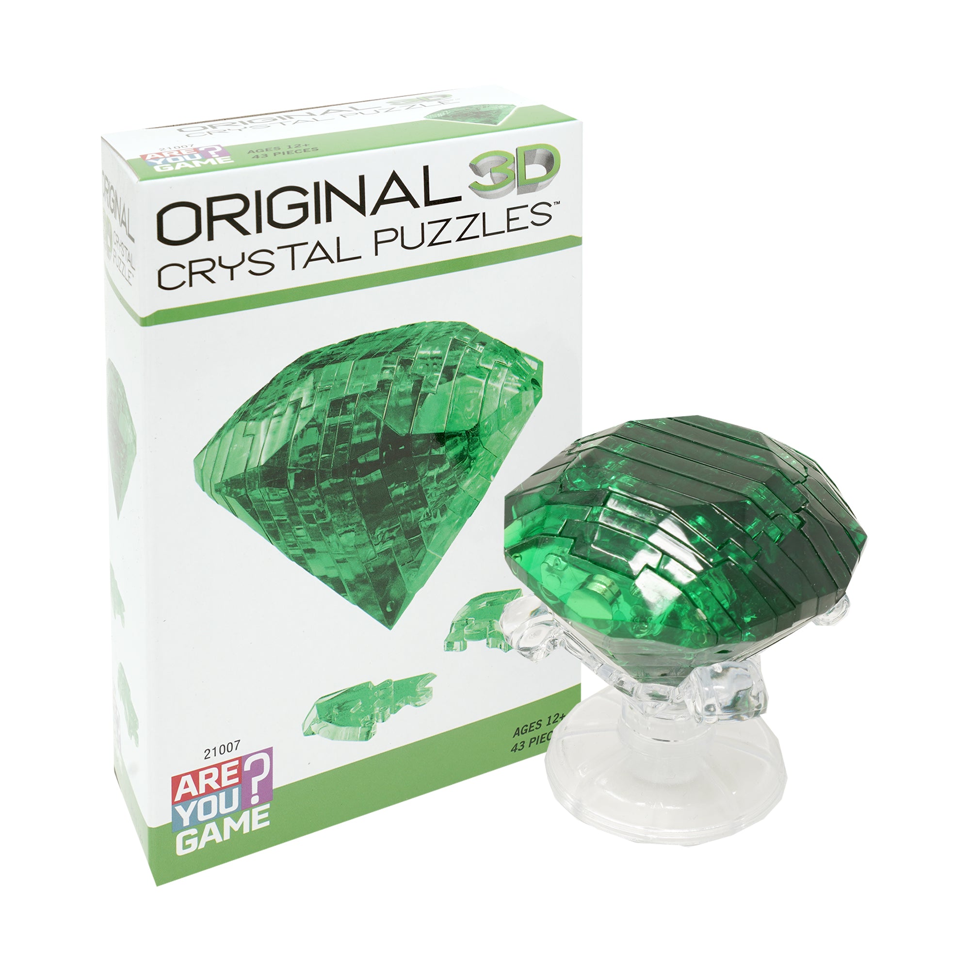 Enchanting Emerald 3D Crystal Puzzle - 43 Pieces Gem Edition - Image 3