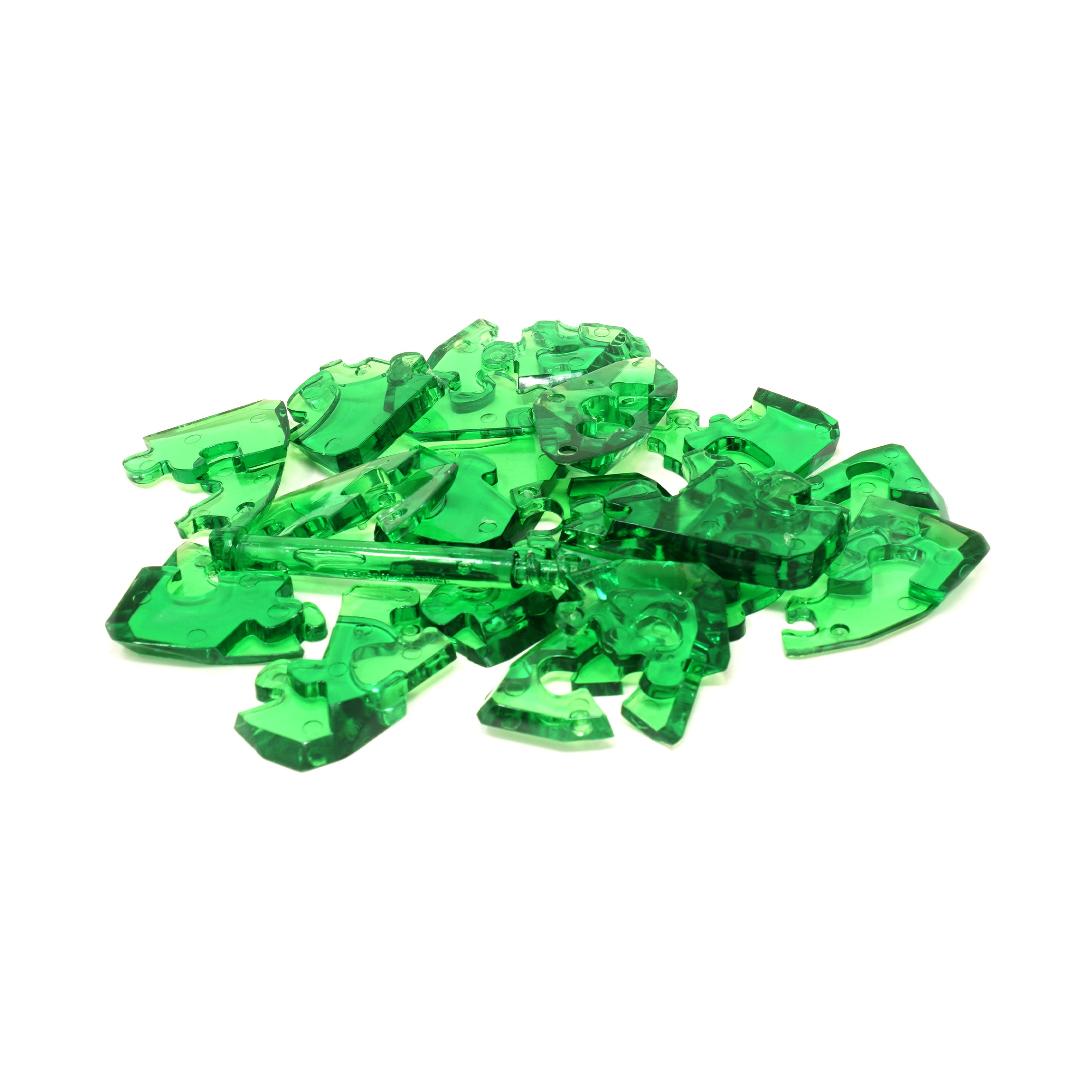 Enchanting Emerald 3D Crystal Puzzle - 43 Pieces Gem Edition - Image 5