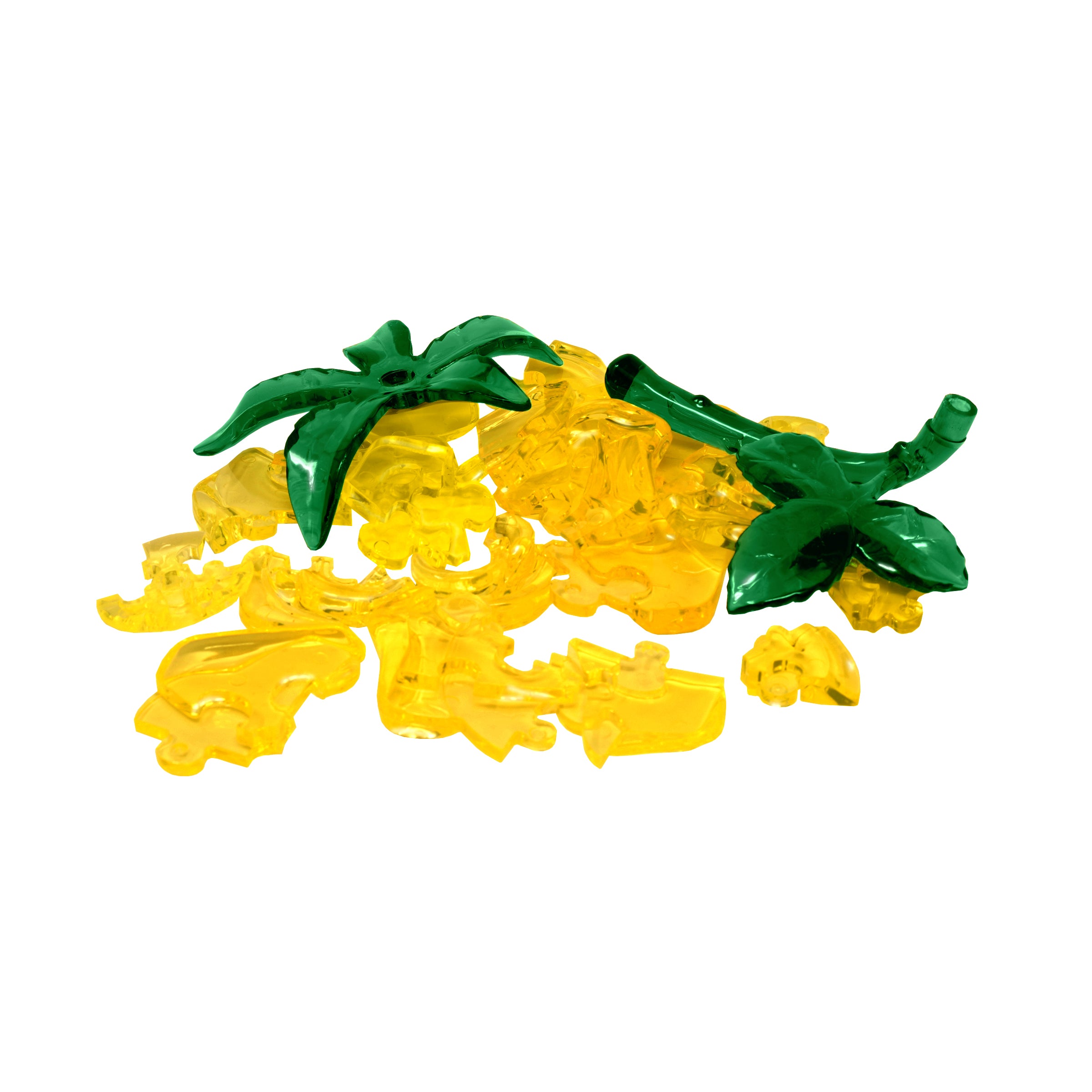 Radiant Yellow Rose 3D Crystal Puzzle - 44 Pieces - Image 5