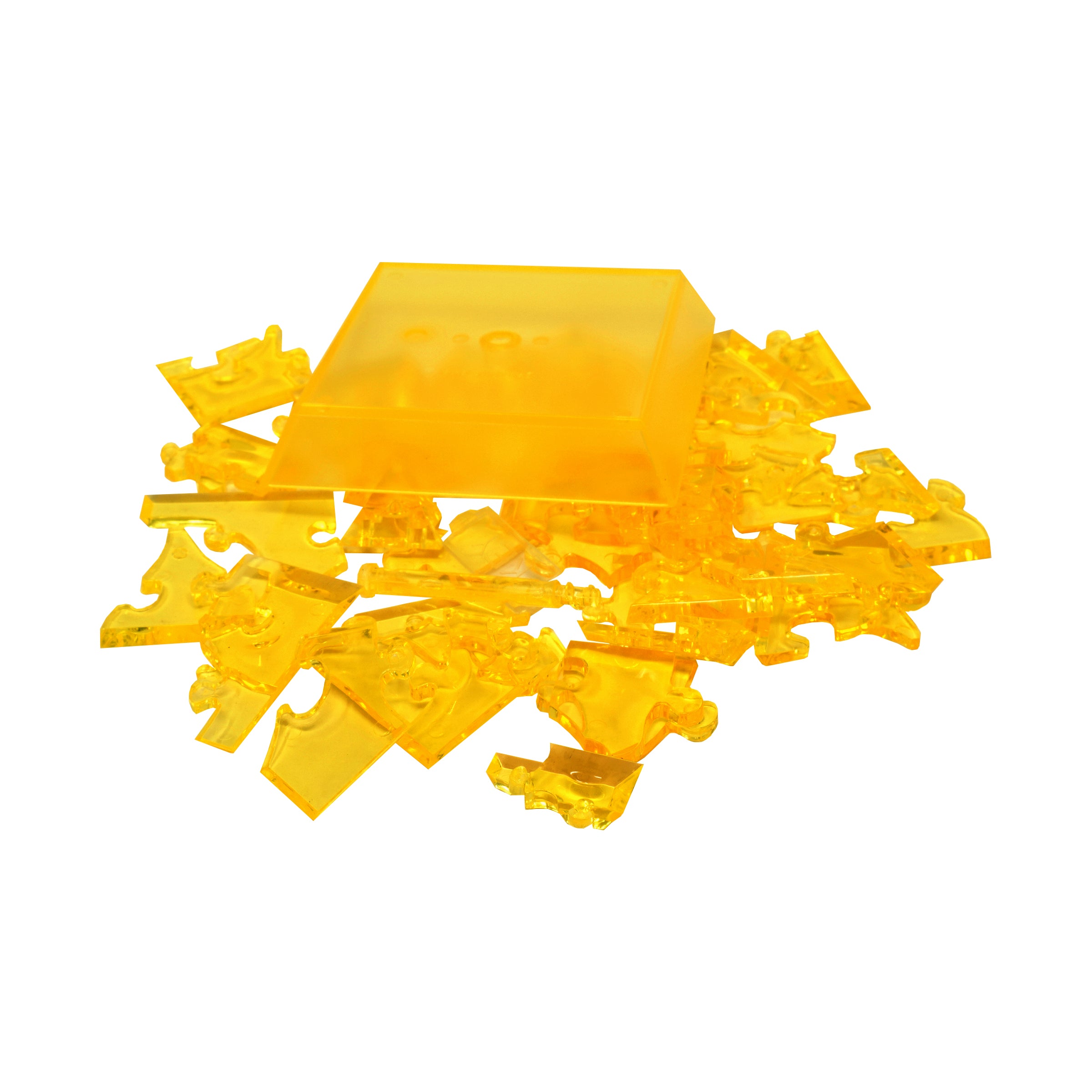 Lustrous Gold 3D Crystal Pyramid Puzzle - 38 Pieces - Image 5