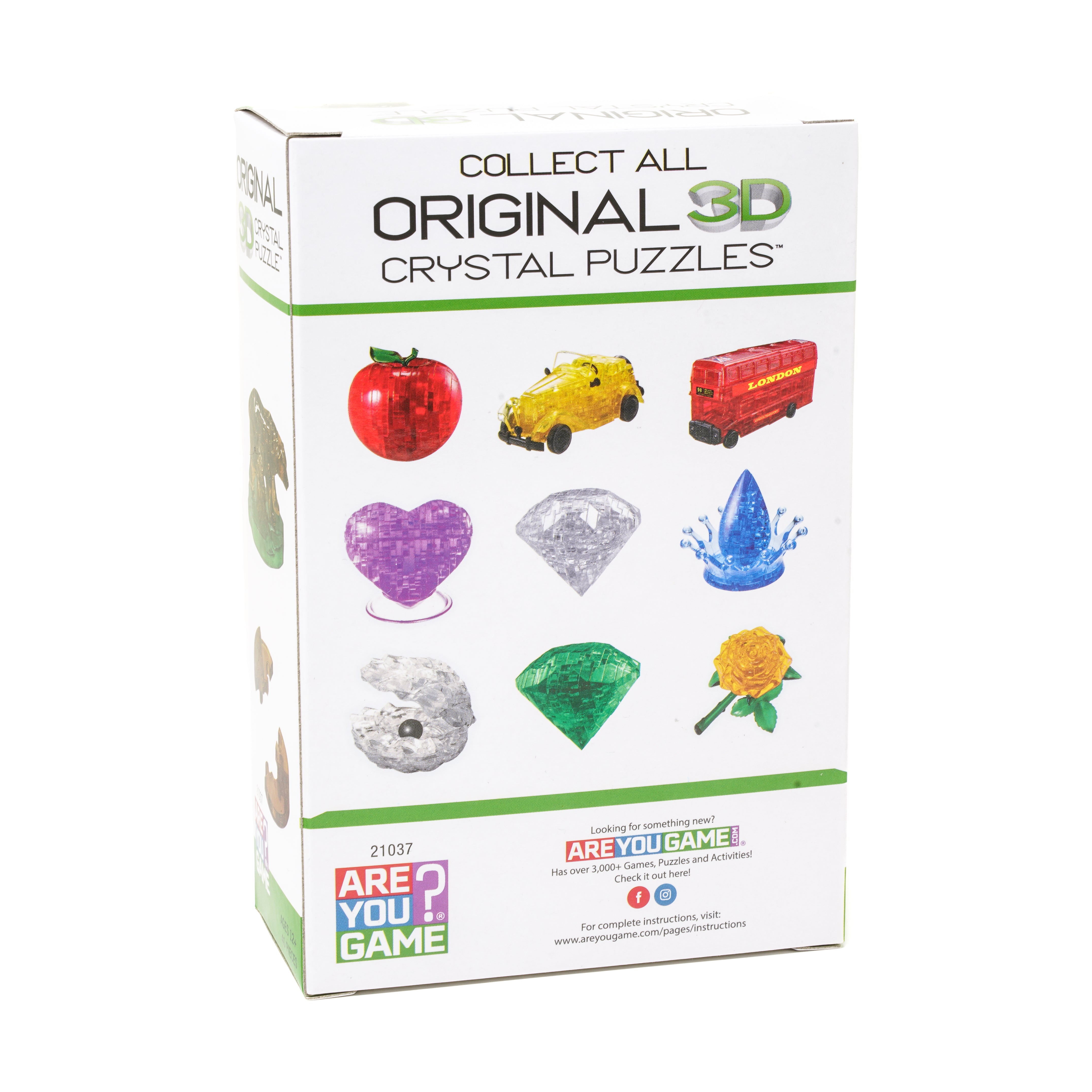 3D Crystal Puzzle - Brown Bear and Baby: Enchanting Wilderness Adventure, 40 Pcs - Image 3