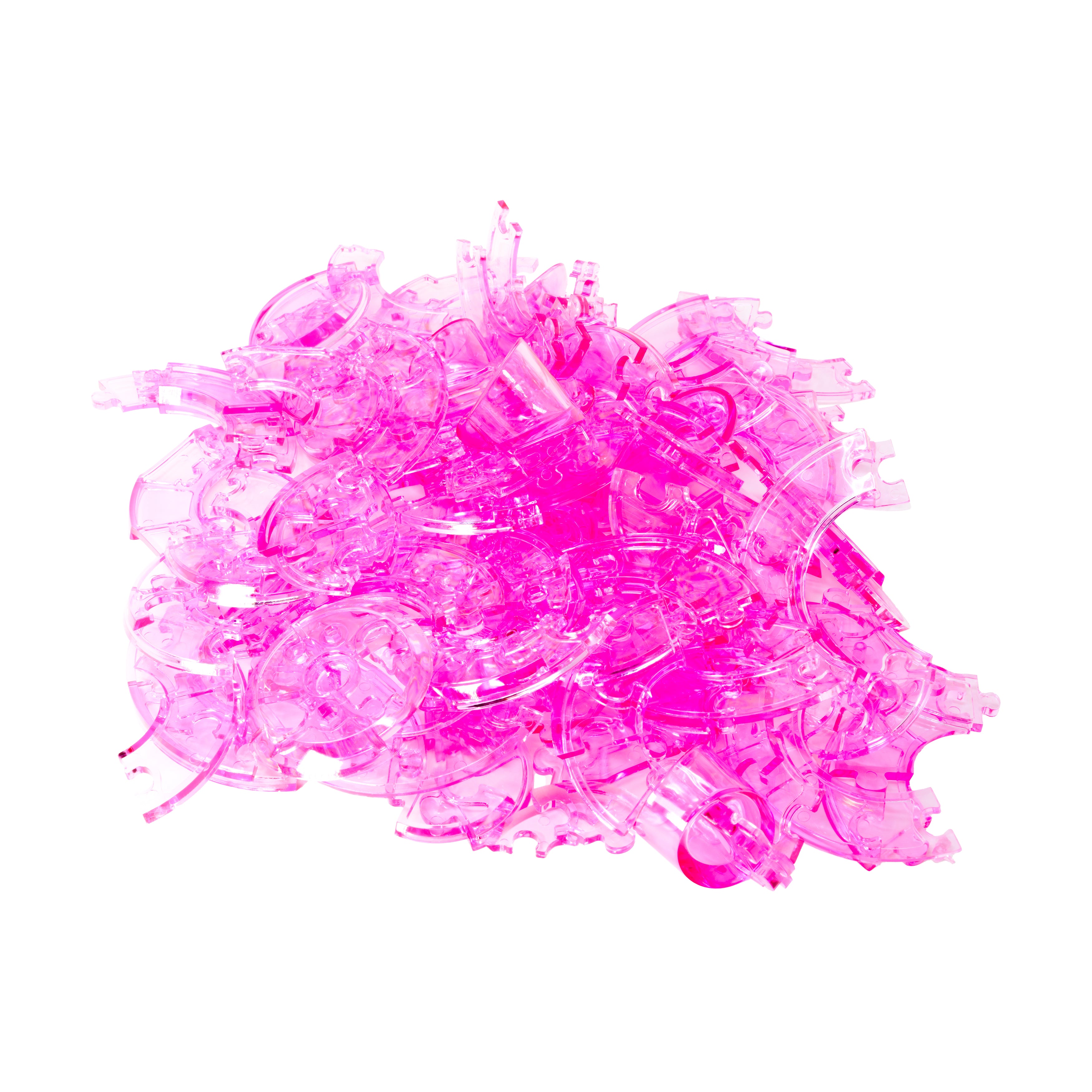 Deluxe Crystal Piggy Bank Kit - Hot Pink, 93 Piece 3D Puzzle - Image 5