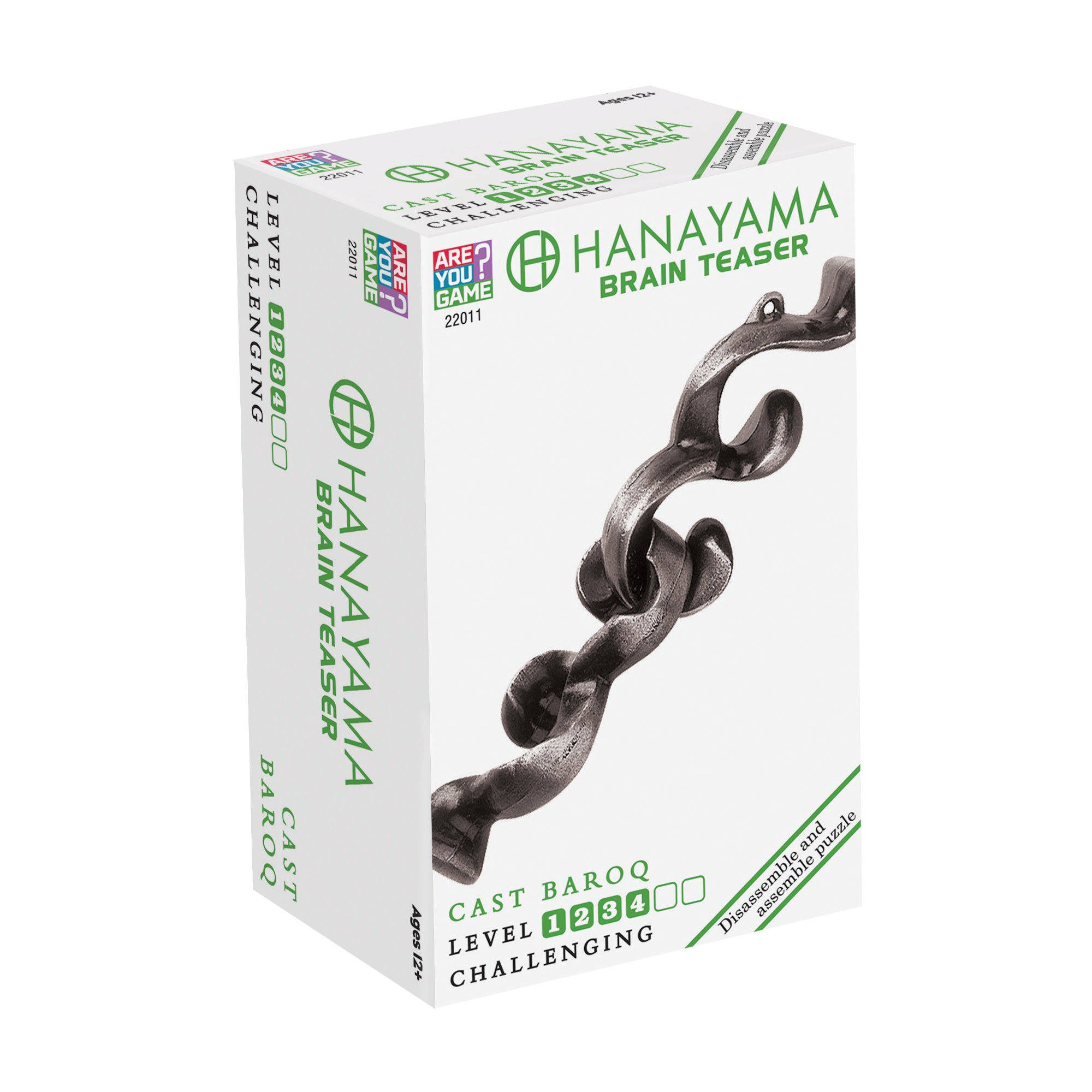 Hanayama Level 4 Cast Puzzle - Baroq: Musical Mind Teaser - Image 2