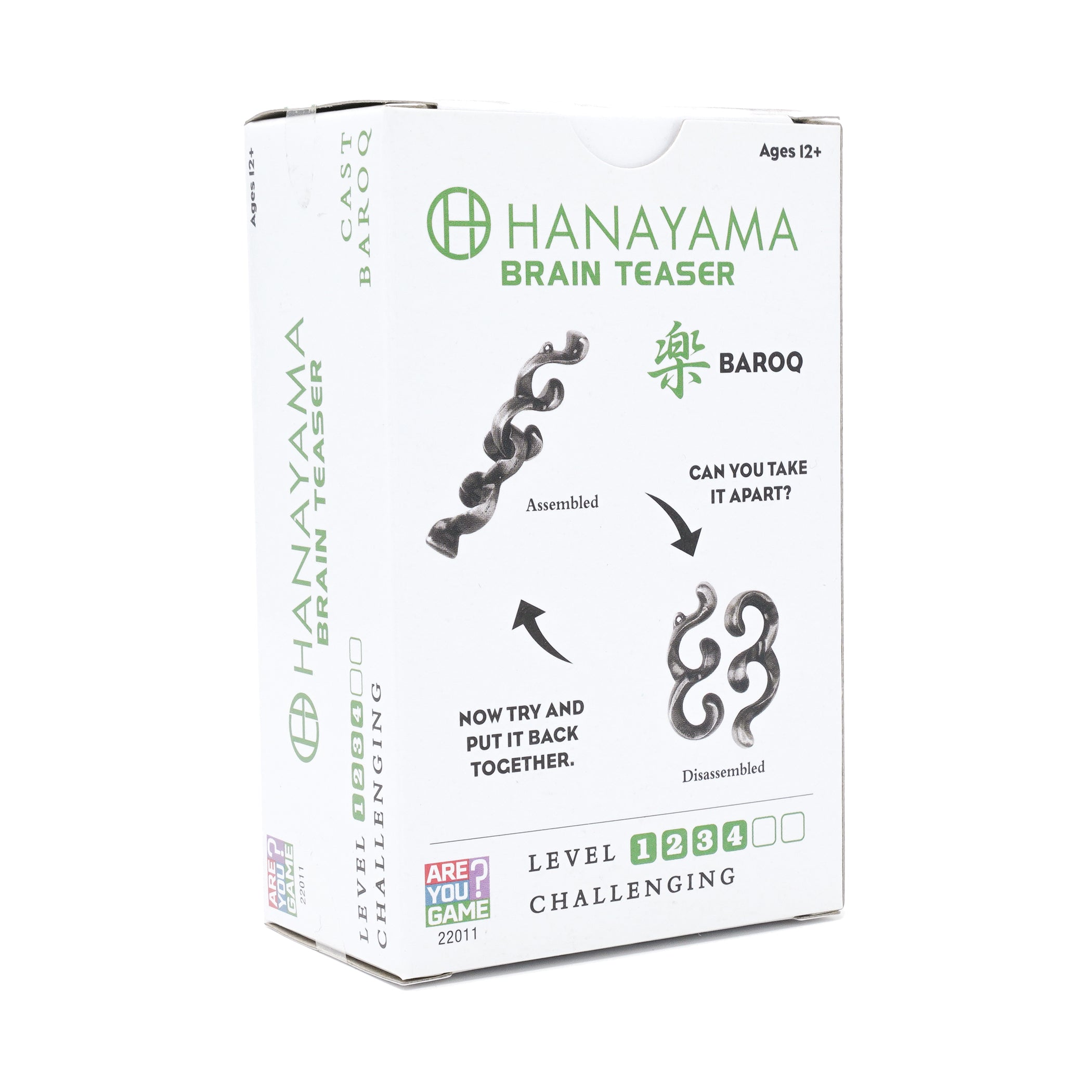Hanayama Level 4 Cast Puzzle - Baroq: Musical Mind Teaser - Image 4