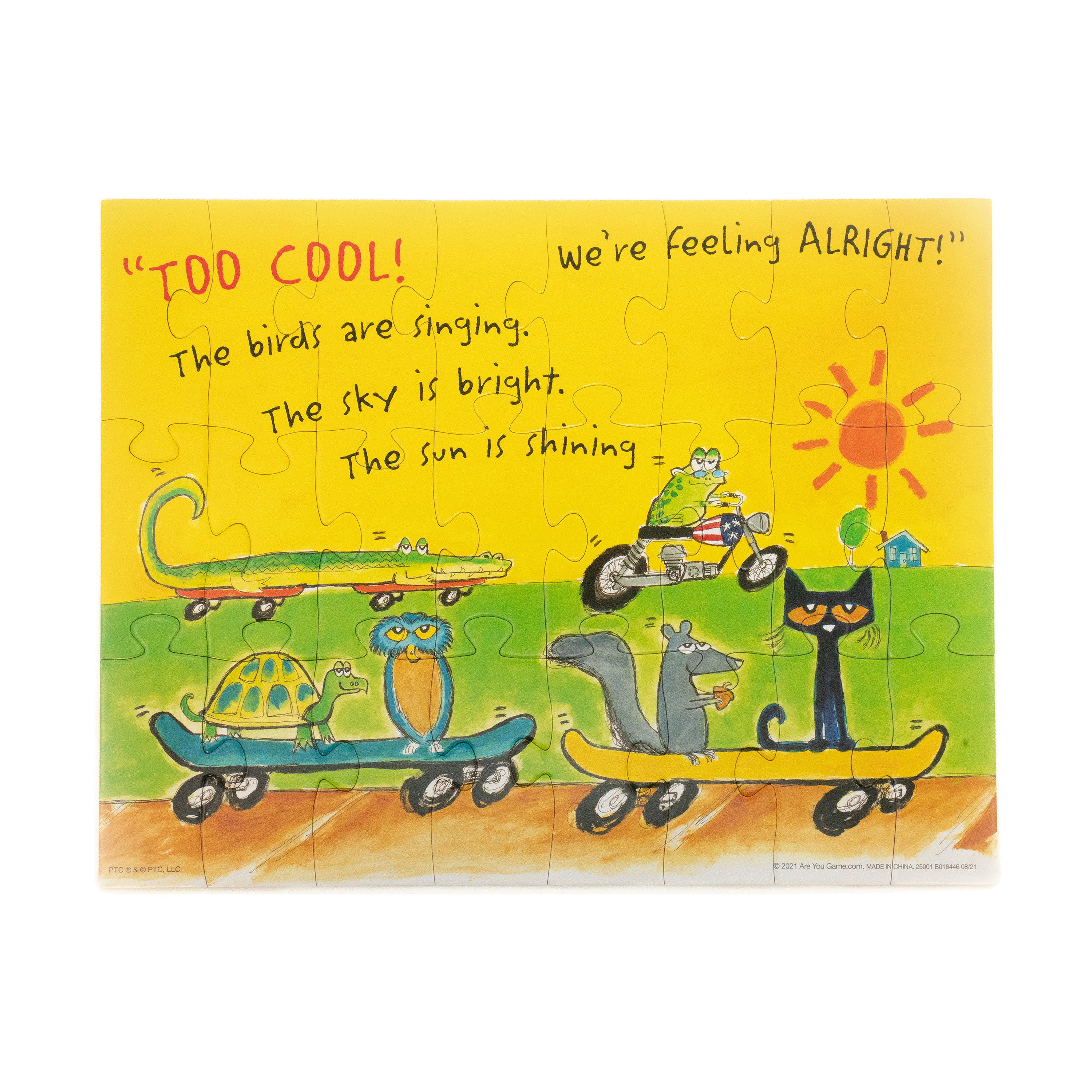 Pete the Cat Mix and Match 24-Piece Tin Puzzle - Image 4