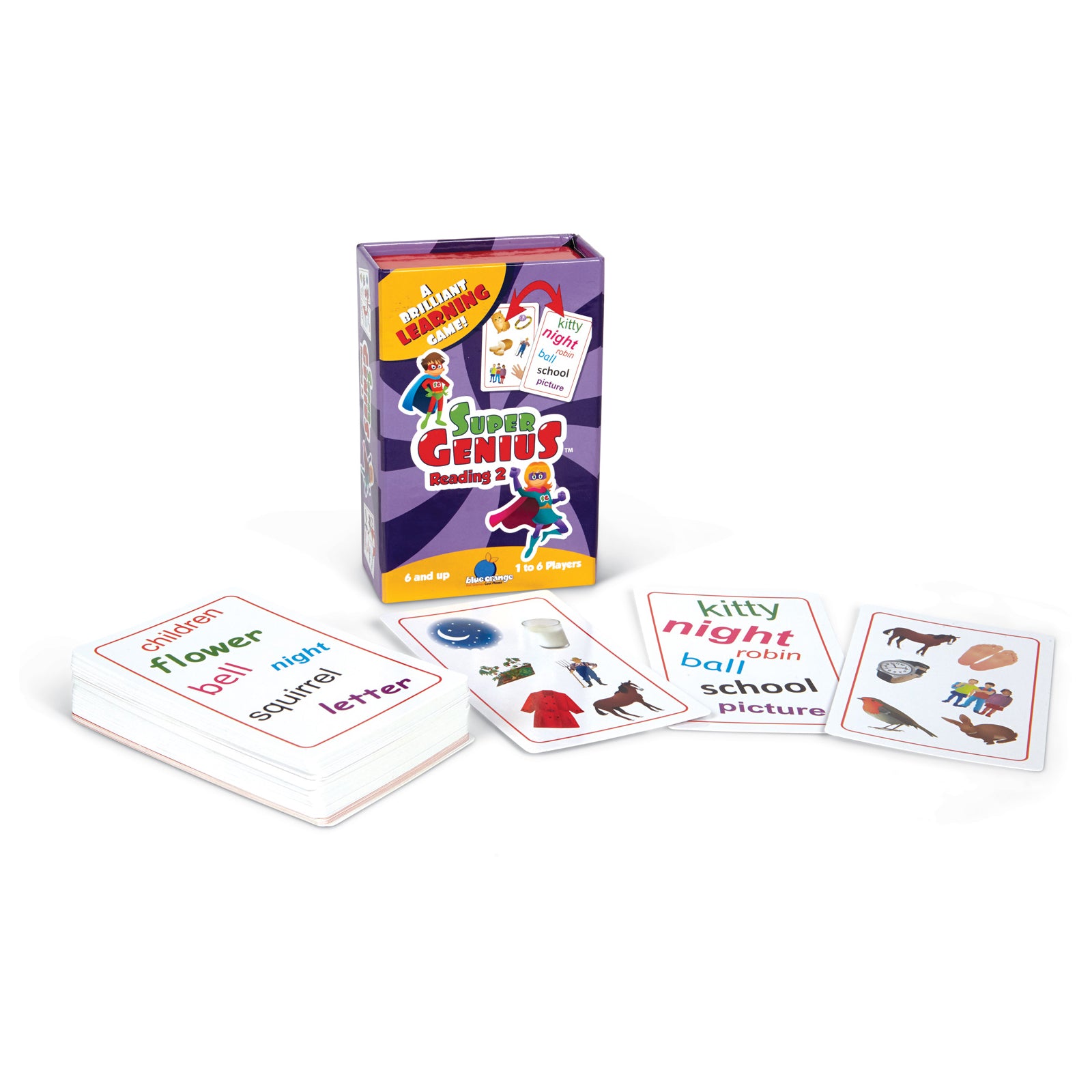 Alternative view of Super Genius Reading 2 - Educational Matching Game