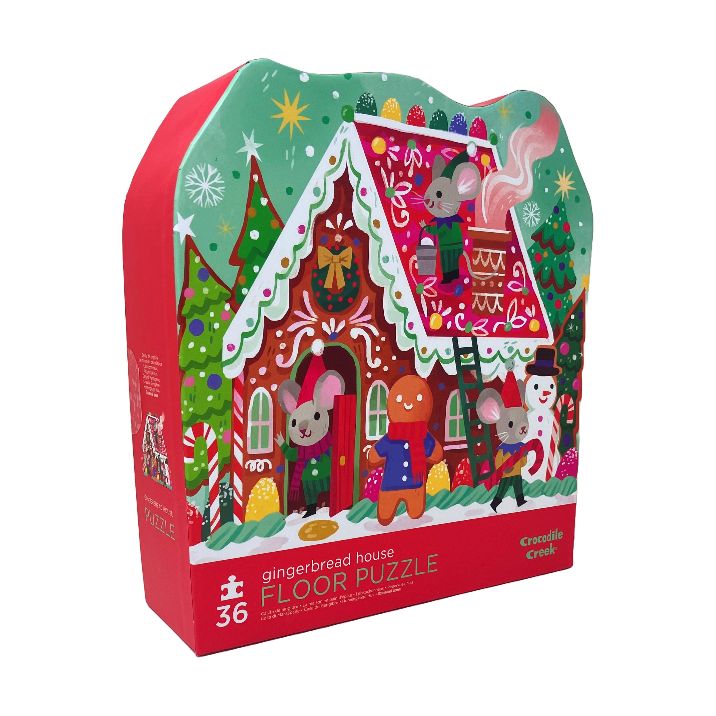 Crocodile Creek Gingerbread House 36-Piece Floor Puzzle - Image 3